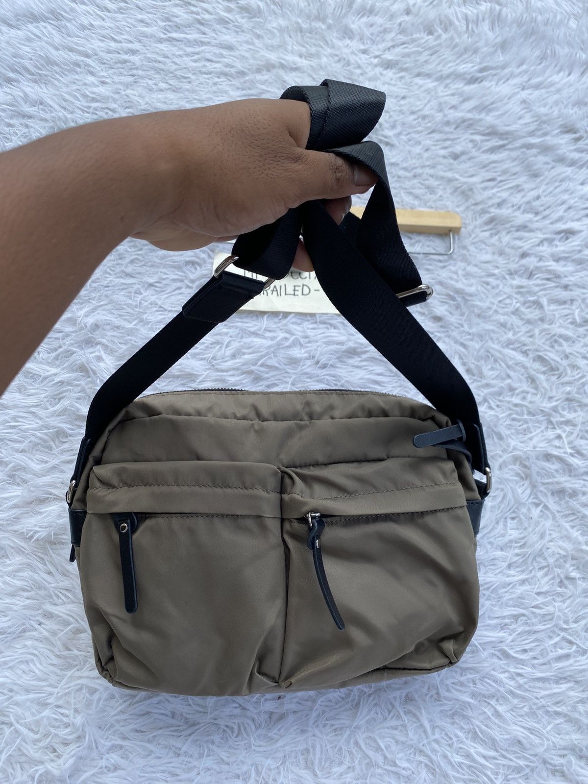 Yohji Yamamoto Rare Y'saccs Double Front Pocket Soulder Bag Size ONE SIZE - 13 Thumbnail