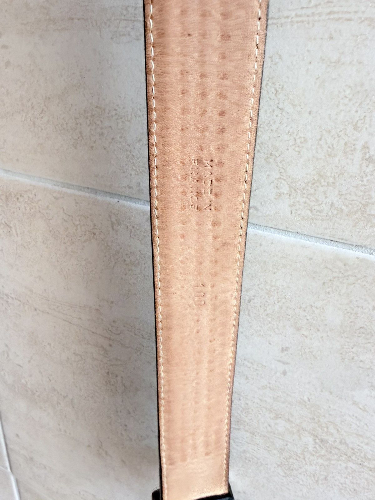 Balmain Balmain Studded Western Leather Belt Black Full Stud Size 34 - 4 Thumbnail