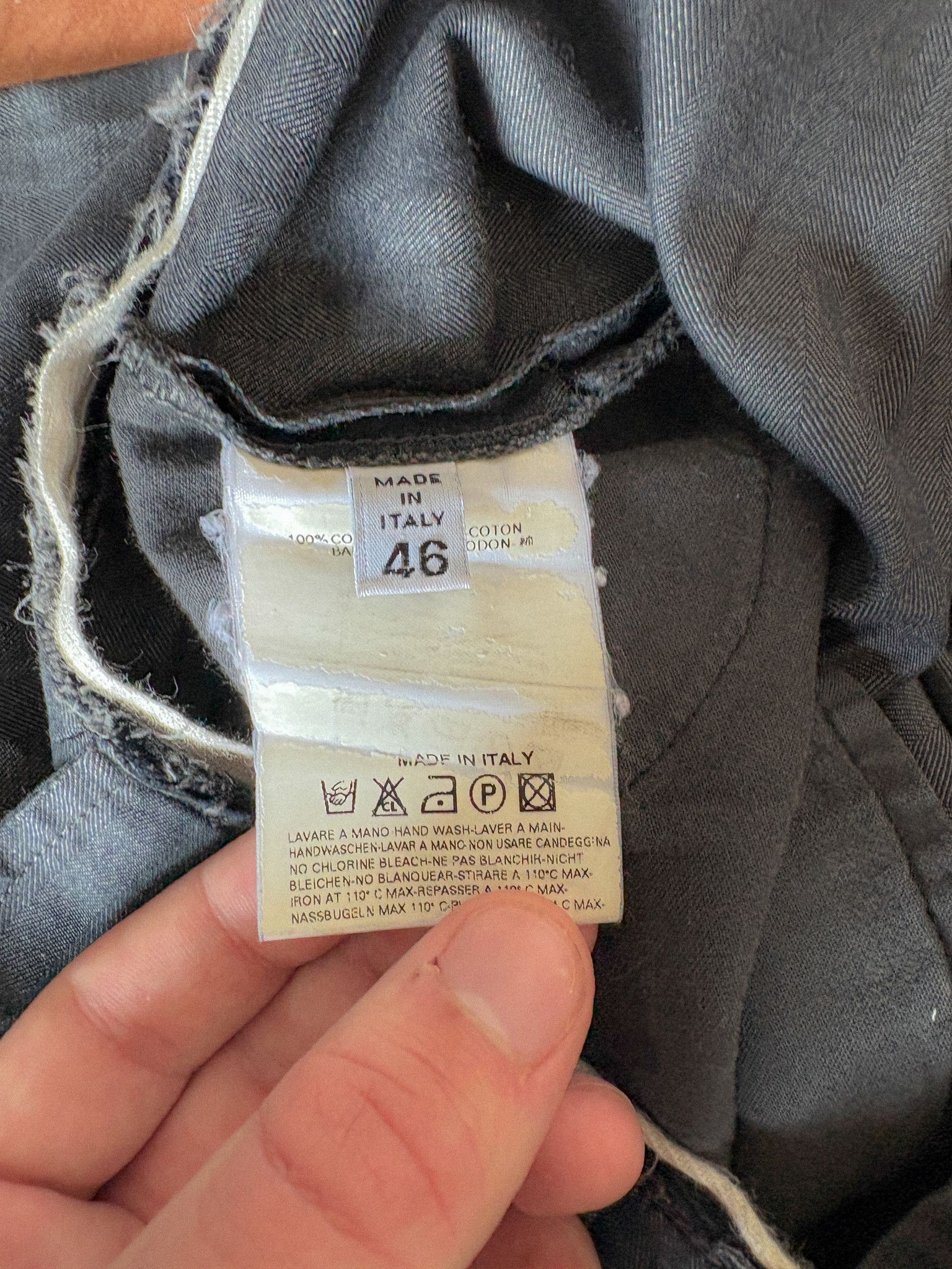 Maison Margiela Martin Margiela SS02 (Blank Tag) Frayed Tape Pants Size US 30 / EU 46 - 8 Thumbnail