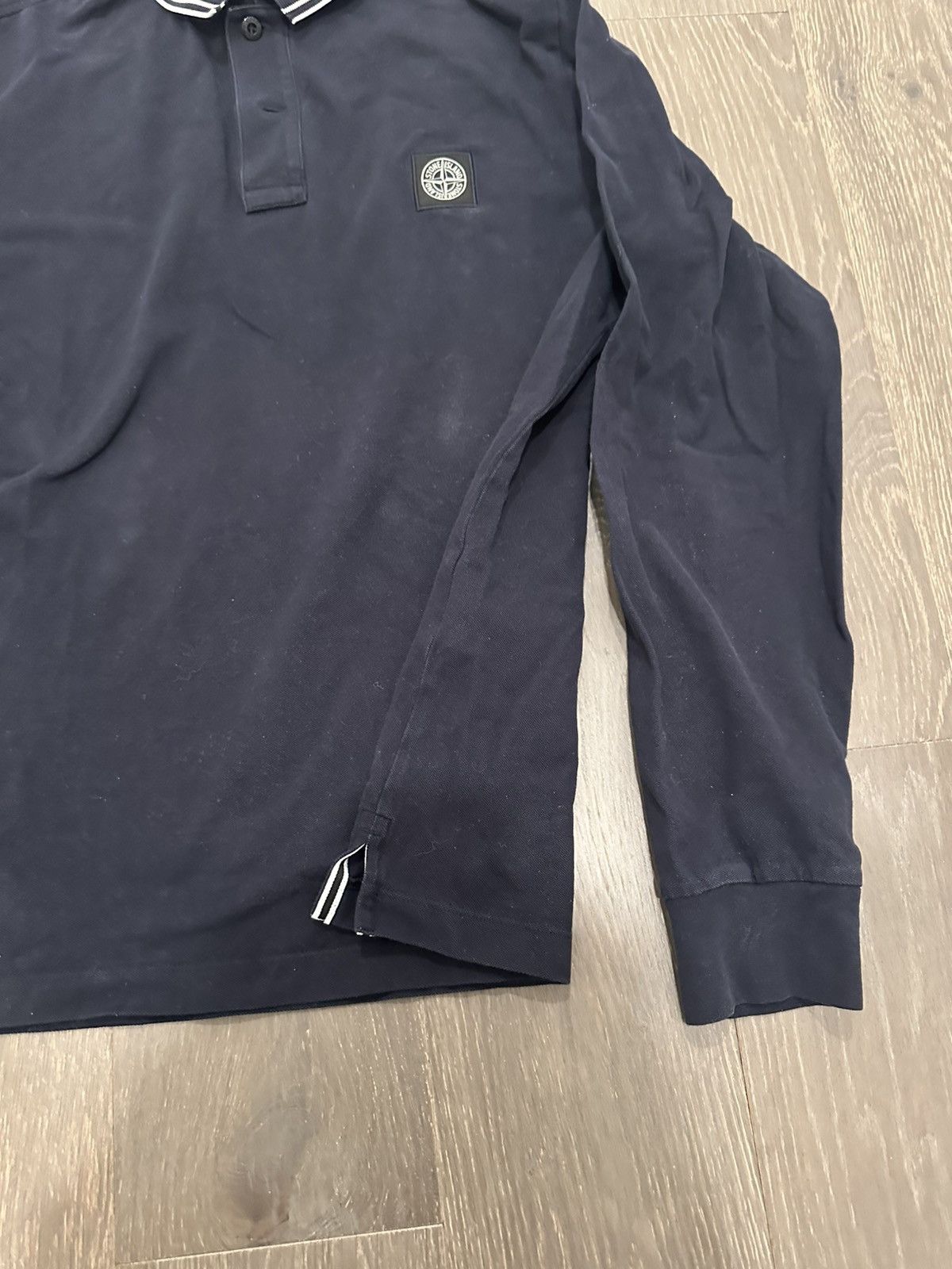 Stone Island Stone Island Long Sleeve Polo Size US L / EU 52-54 / 3 - 4 Thumbnail
