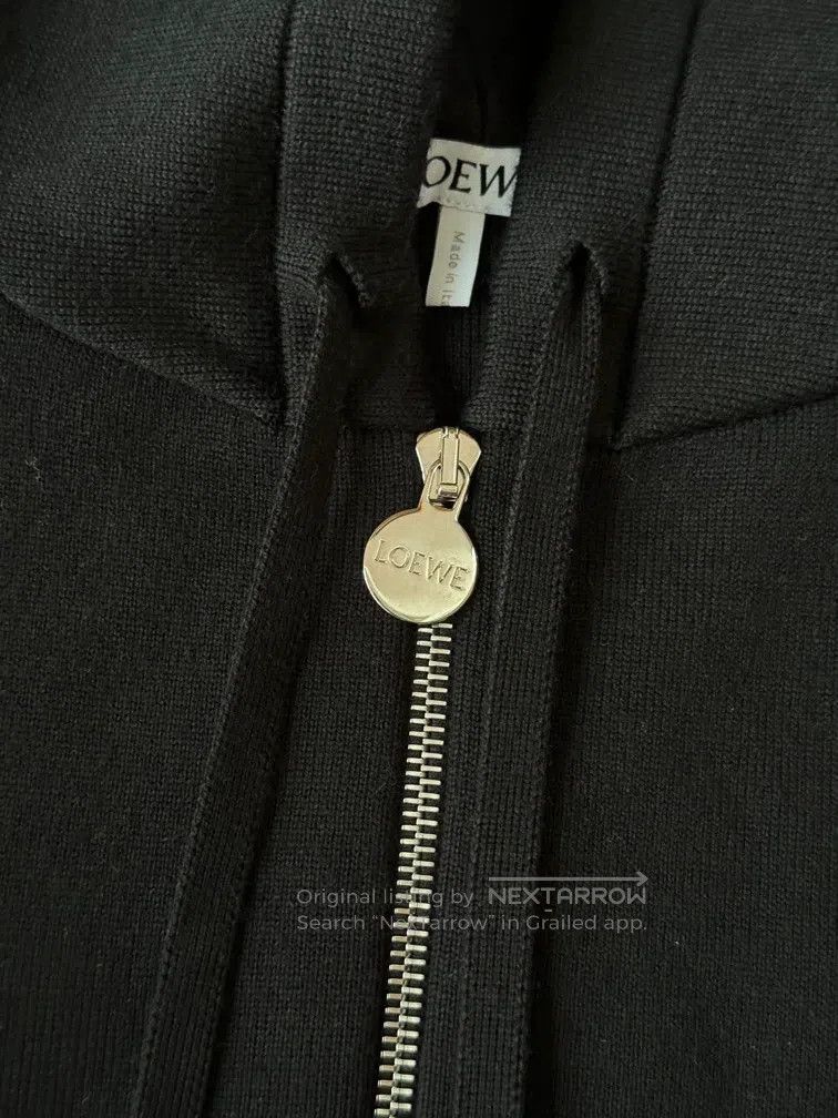Loewe Loewe Black knit wool coat Size M / US 6-8 / IT 42-44 - 5 Thumbnail