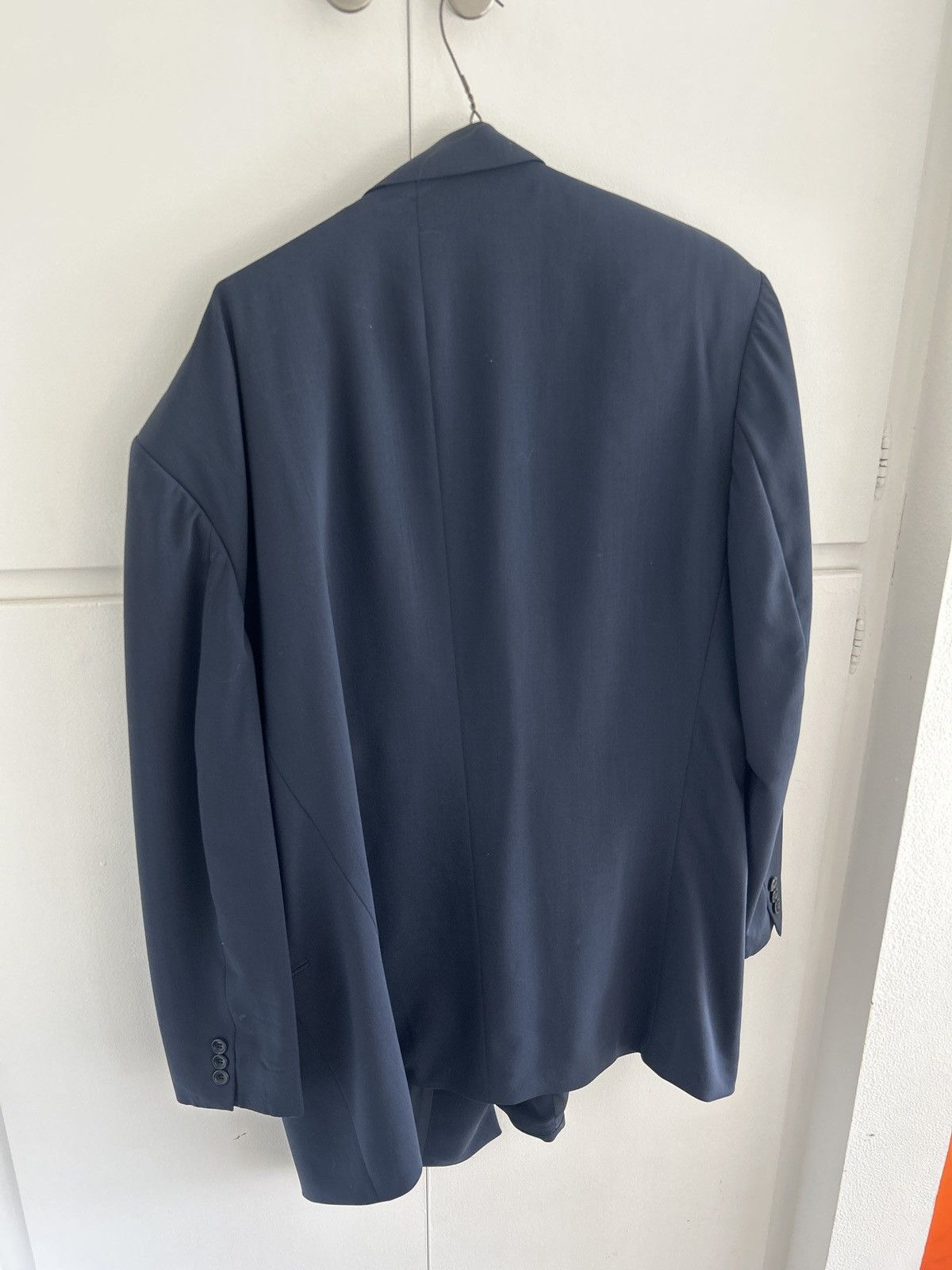 Hugo Boss Hugo Boss 44R Zeus Akropolis Double Breasted Sport Coat Blue Size 44R - 4 Thumbnail