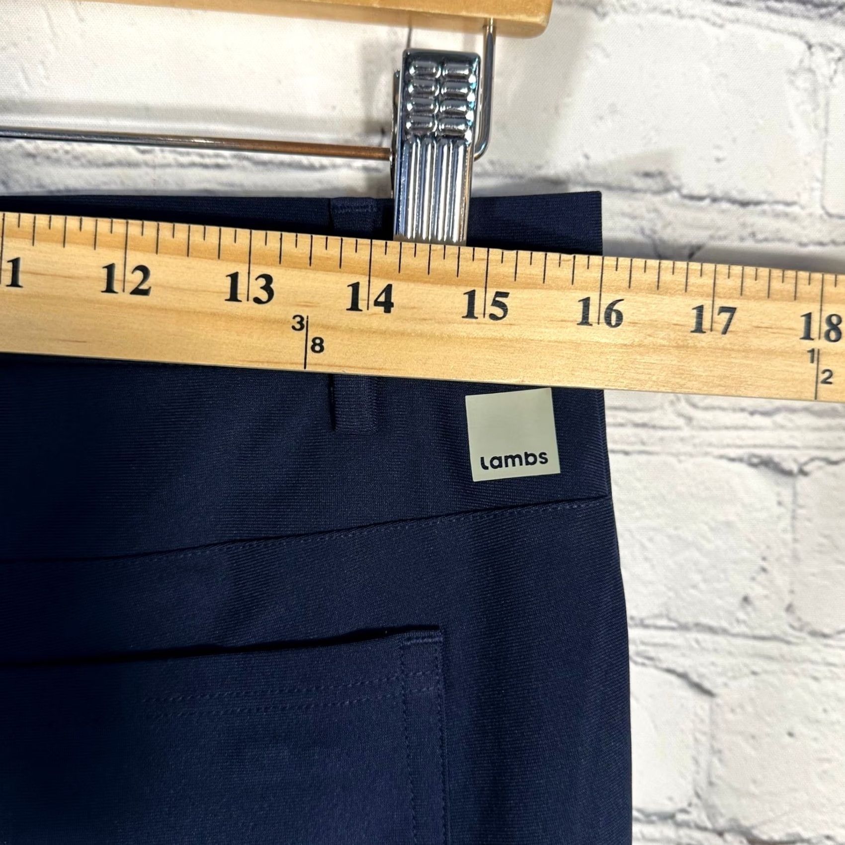 Vintage Lambs Faraday Mens Navy Blue EMF Radiation Shielding Chino Pants Size 32 Size US 32 / EU 48 - 6 Thumbnail