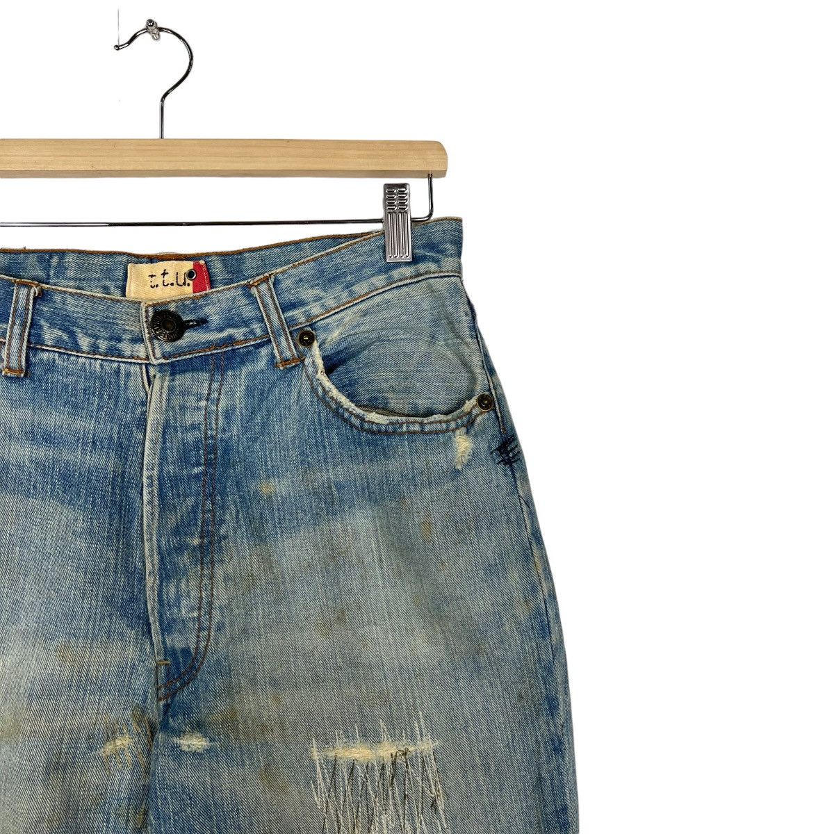 Hysteric Glamour × If Six Was Nine × Japanese Brand 🔥 T.T.U PATCHWORK DENIM Size US 30 / EU 46 - 6 Thumbnail