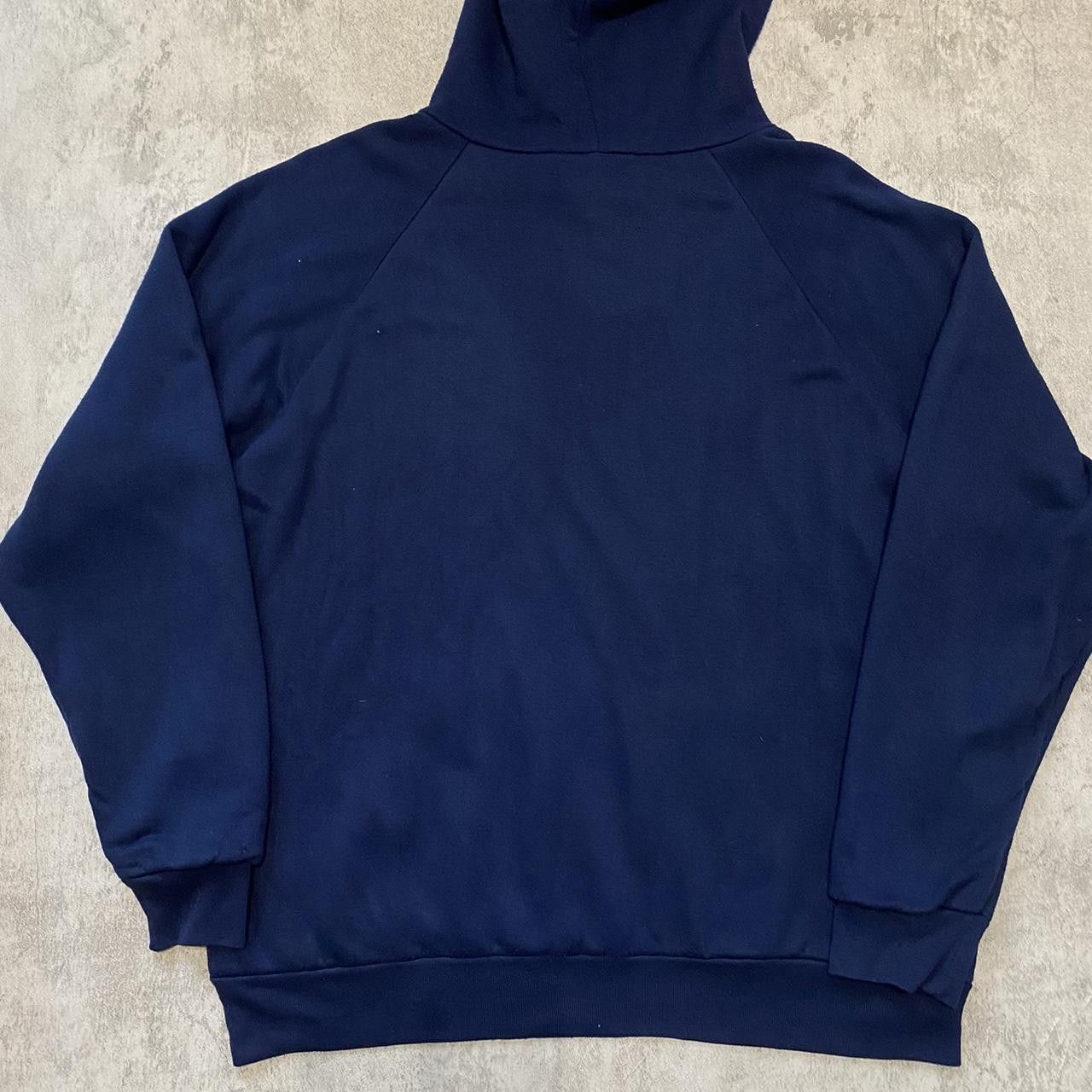 Other Boxy Navy blue vintage hoodie Vintage Retro 90s rap Size US XL / EU 56 / 4 - 2 Thumbnail