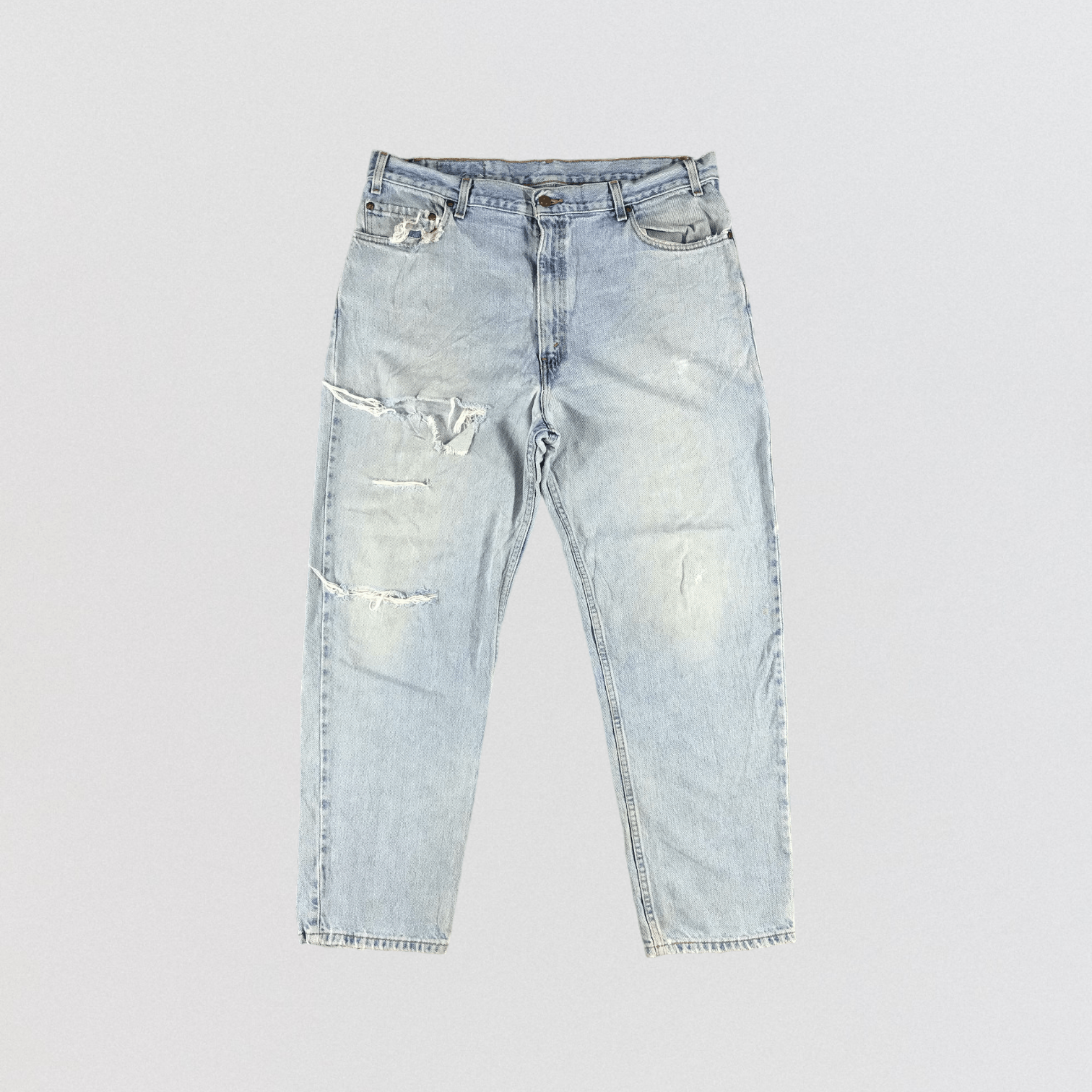 Levi's × Vintage 90s Vintage Light Wash Levis 540 Jeans-JM3096 Size US 37 - 1 Thumbnail
