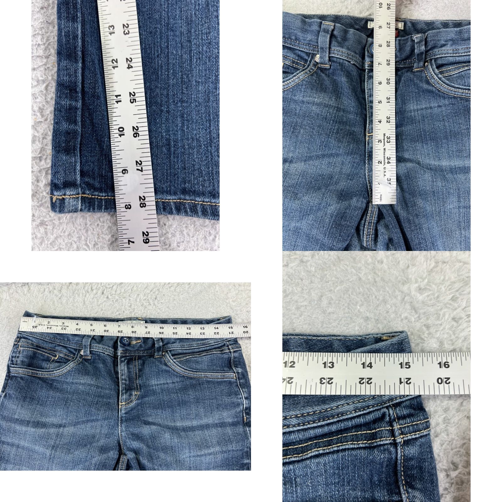 Tommy Hilfiger Tommy Hilfiger Jeans Womens 8 Blue Denim Skinny Leg 28x28 Vintage No Size 30" / US 8 / IT 44 - 8 Thumbnail