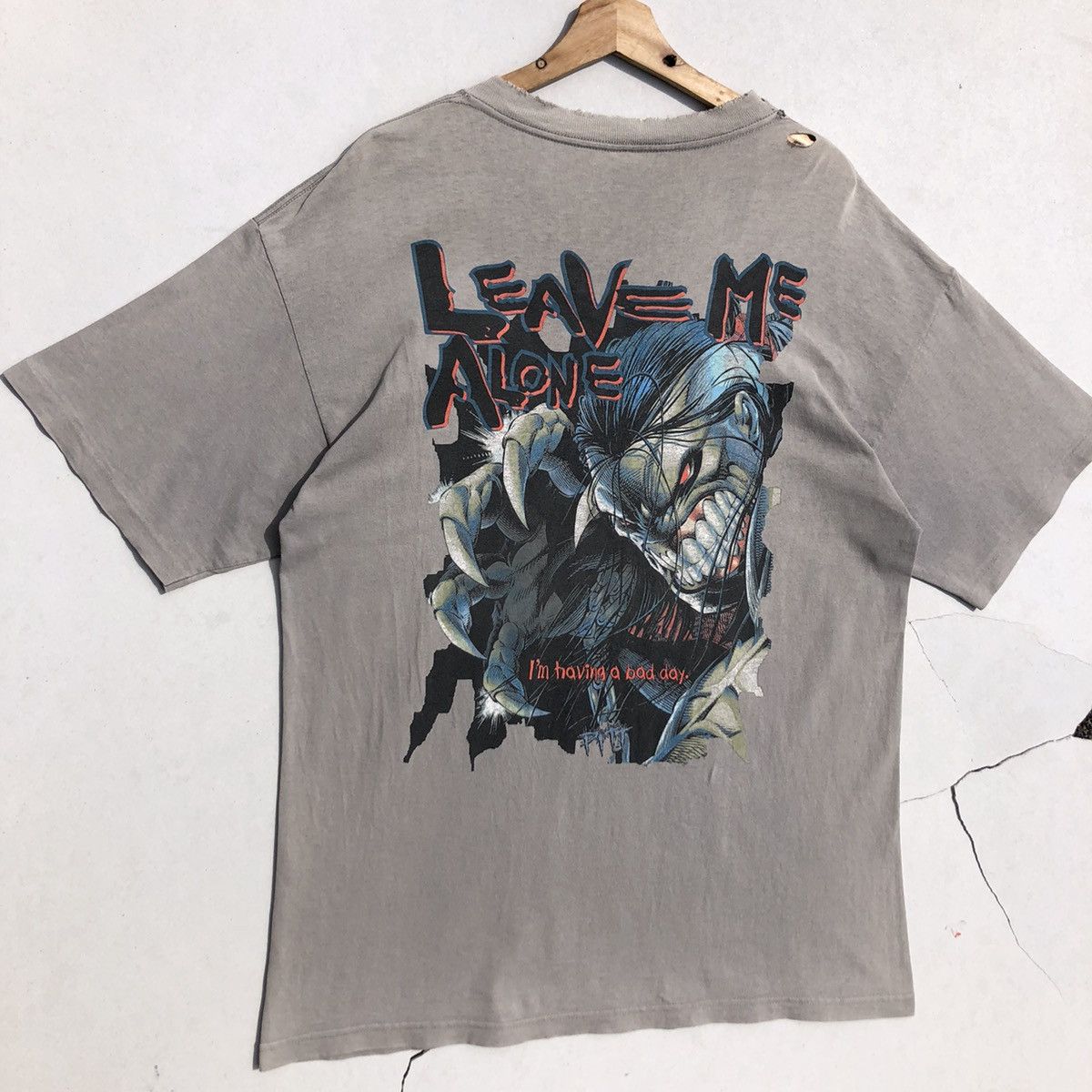 Marvel Comics 🔥Accept Binding🔥 Vintage 90s PITT (LEAVE ME ALONE) Comics Size US XL / EU 56 / 4 - 3 Thumbnail