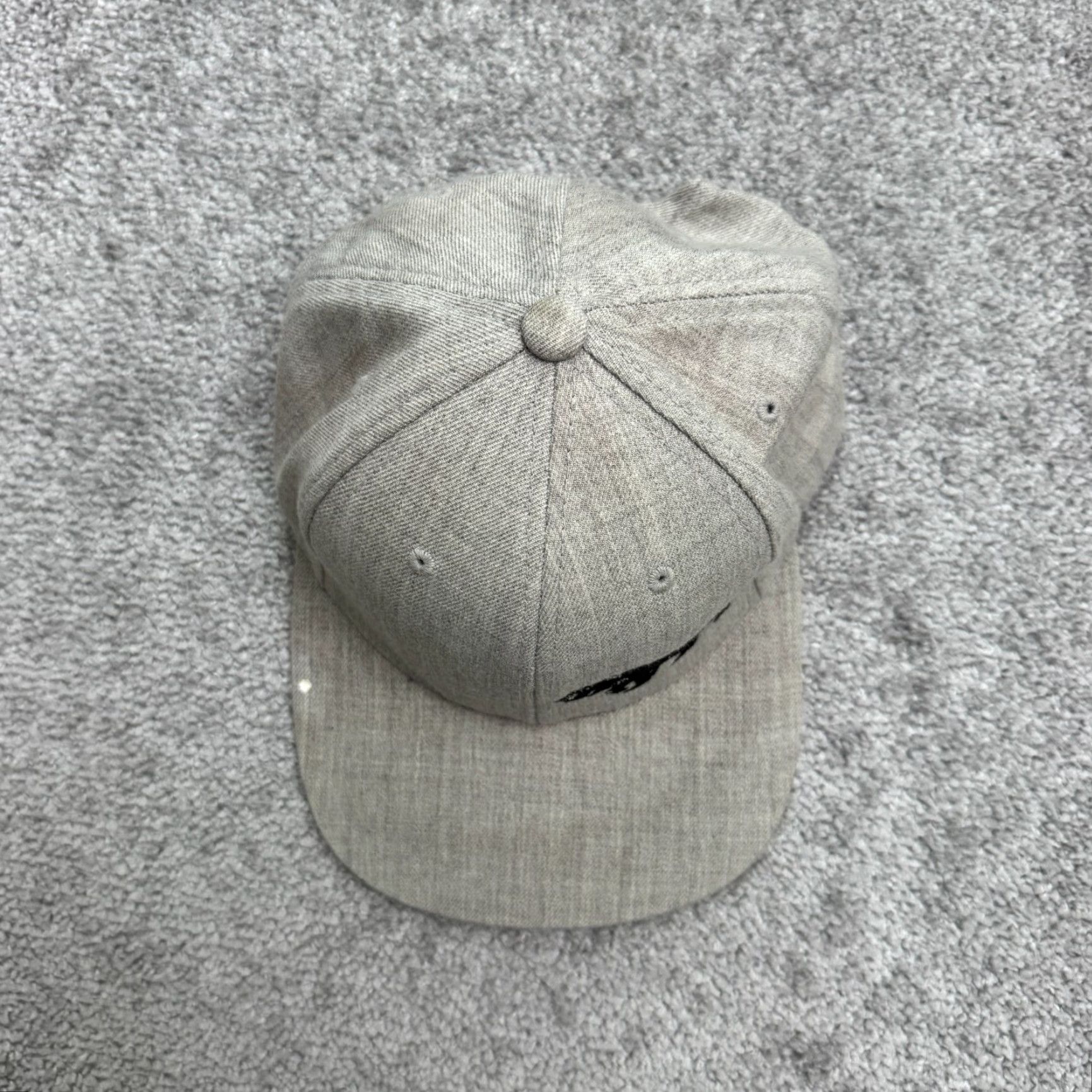 Vintage VINTAGE The Classics Yupoong Snapback Embroidered Bear Hat Cap mens Gray Wool Blend Size ONE SIZE - 2 Thumbnail