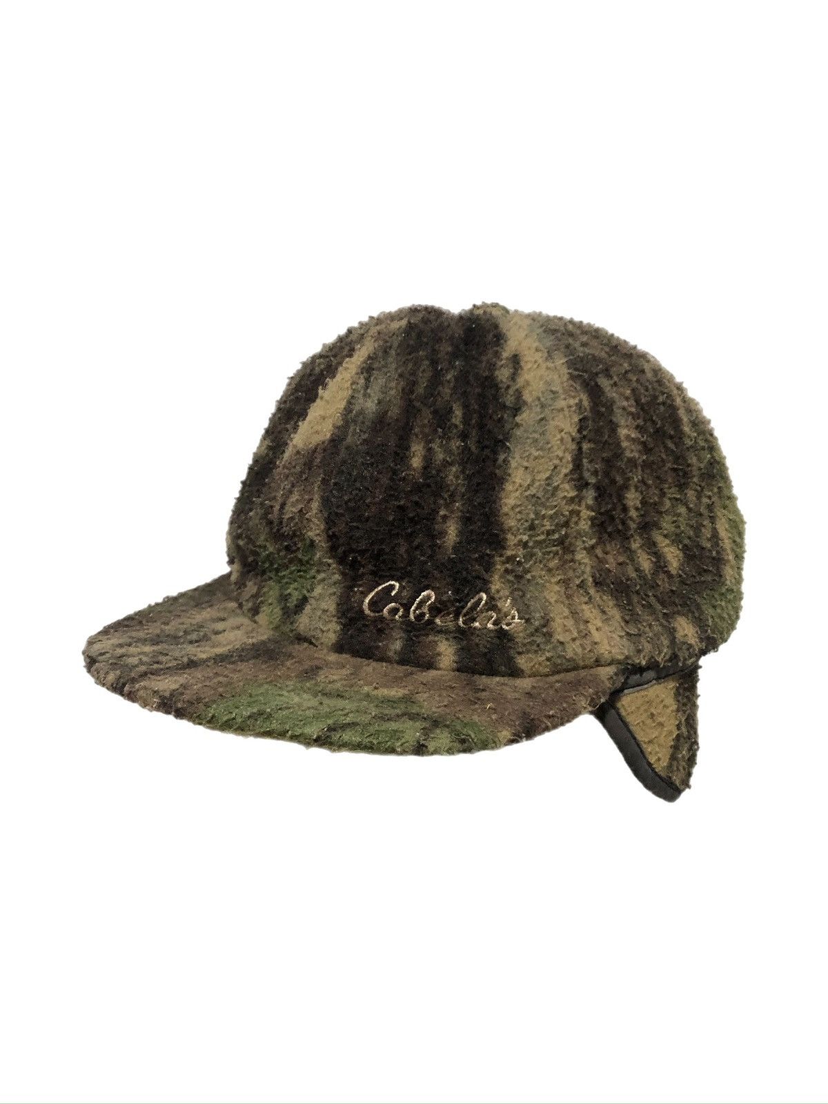 Cabelas × Vintage Vtg Cabela’s Chamois Camo Hunting Trapper Hat Size ONE SIZE - 1 Thumbnail