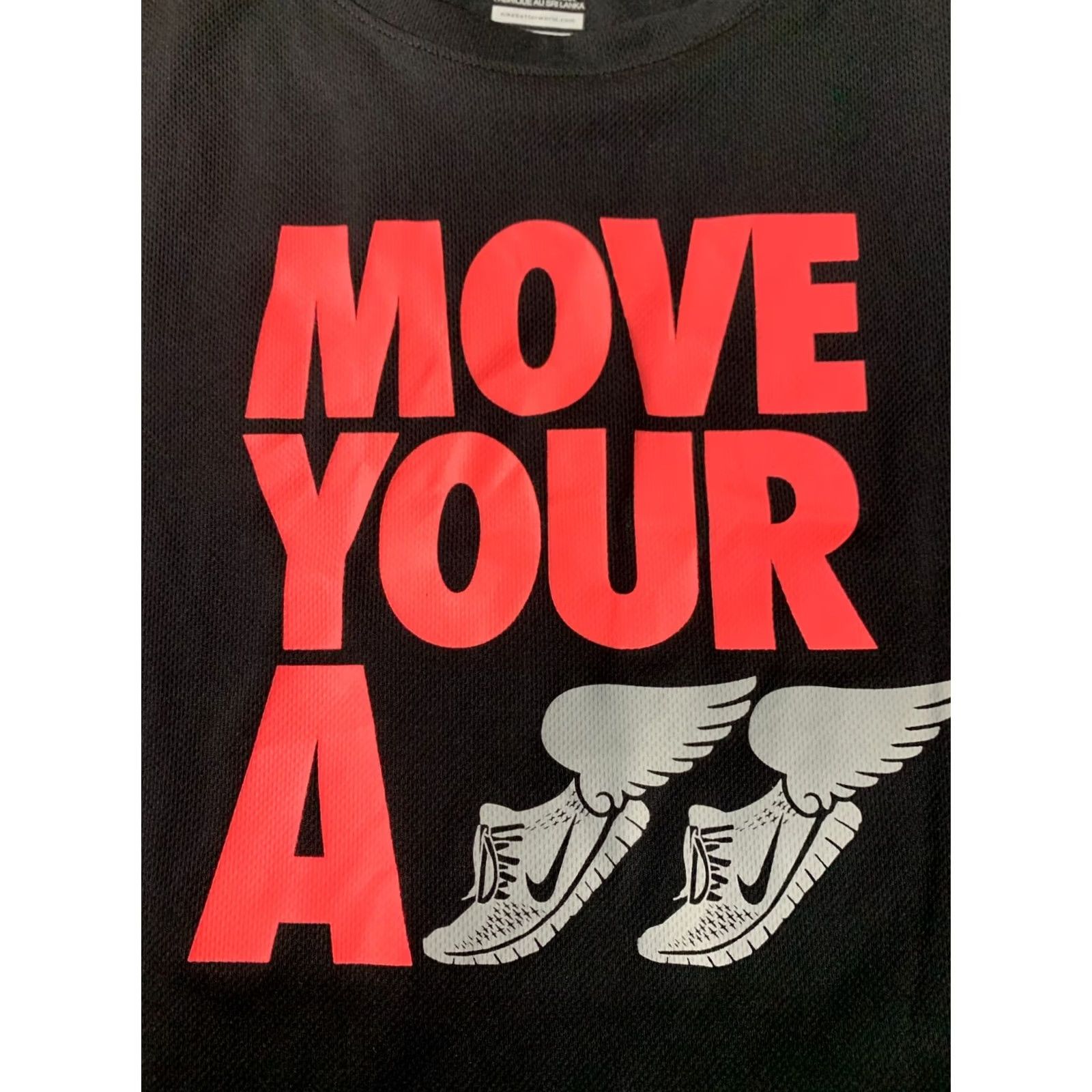 Nike Nike Dri-FIT Shirt Women M Black Jersey Short Sleeve Training Run 2012 VINTAGE? Size M / US 6-8 / IT 42-44 - 3 Thumbnail
