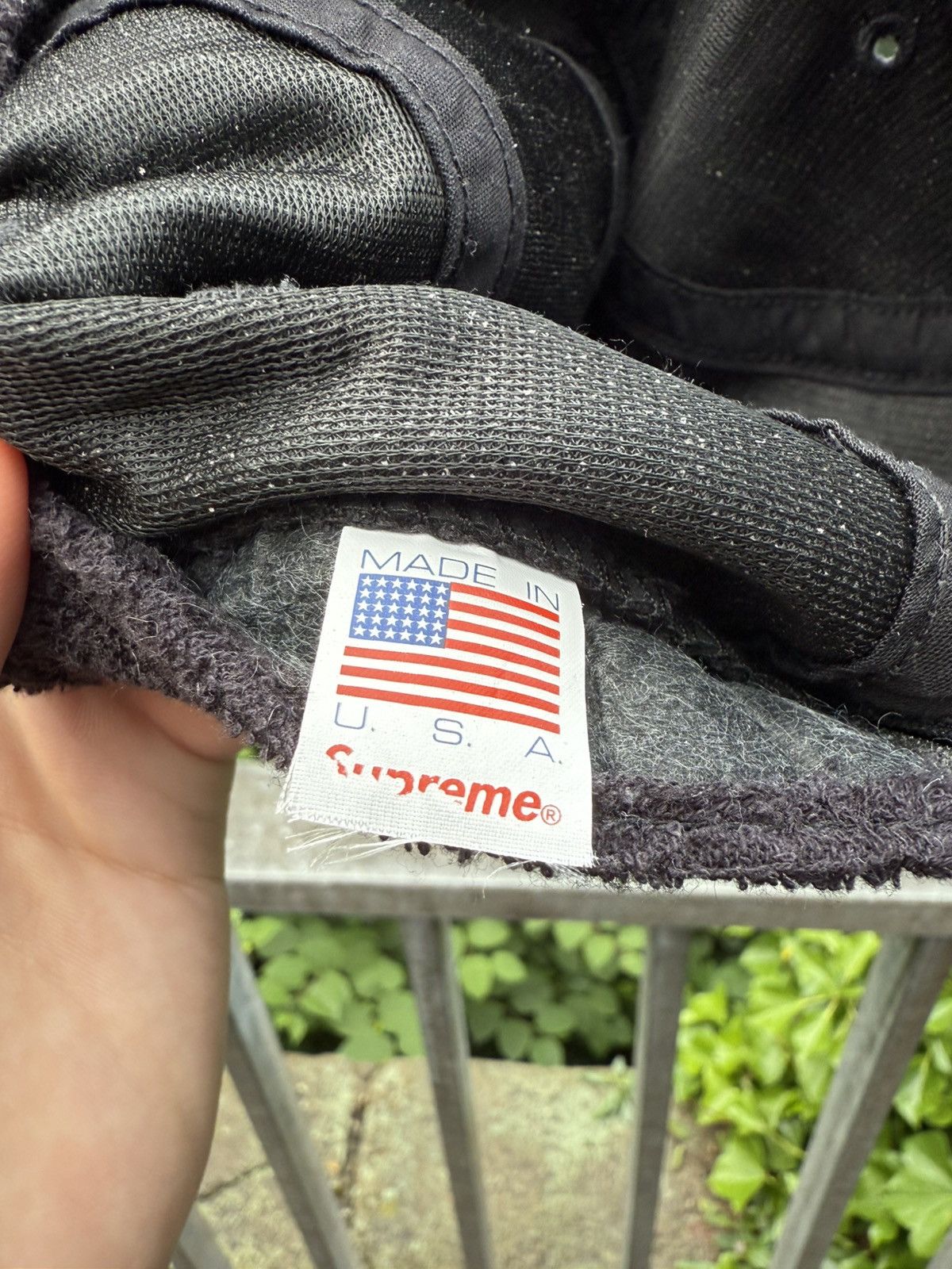 Supreme Ich verkaufe Supreme 17SS Text Stripe Terry Camp Cap Black Size ONE SIZE - 5 Thumbnail