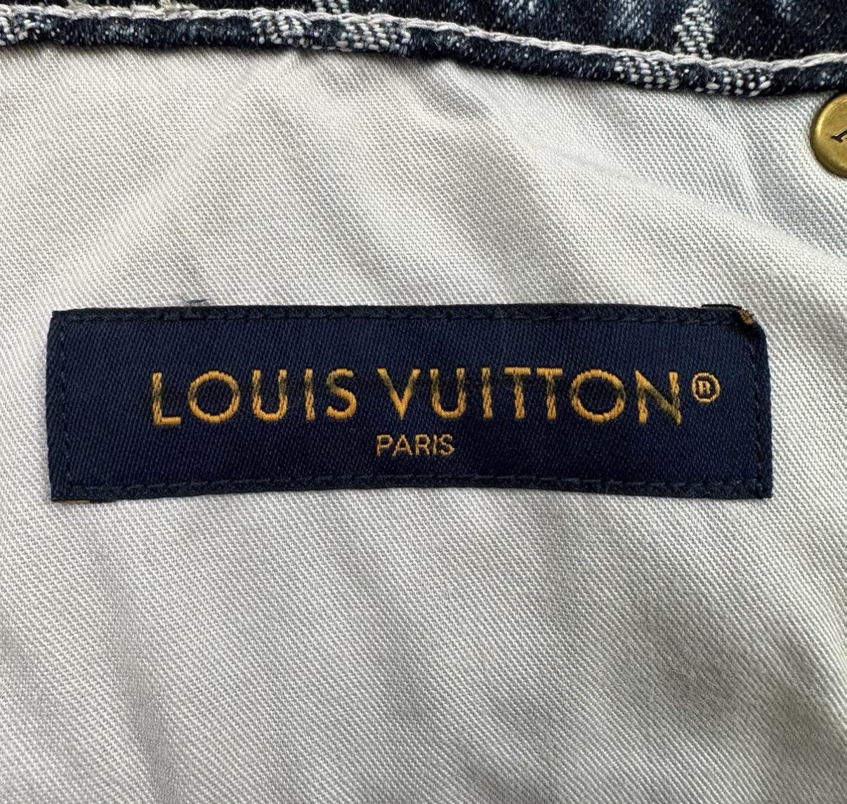 Louis Vuitton Louis Vuitton Multi-Pocket Fringe Distressed Jeans K12 Size 33" - 4 Thumbnail