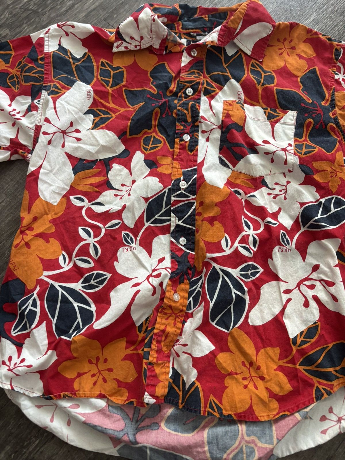 Vintage VINTAGE Floral Button-Up Size US M / EU 48-50 / 2 - 2 Thumbnail