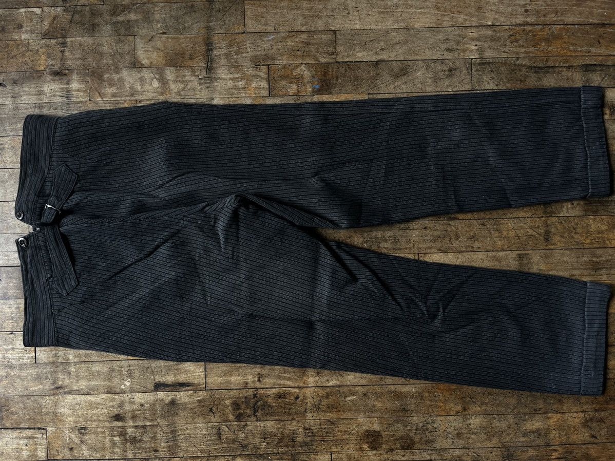 Vintage 1940s buckleback salt and pepper french work pants Size US 30 / EU 46 - 4 Thumbnail