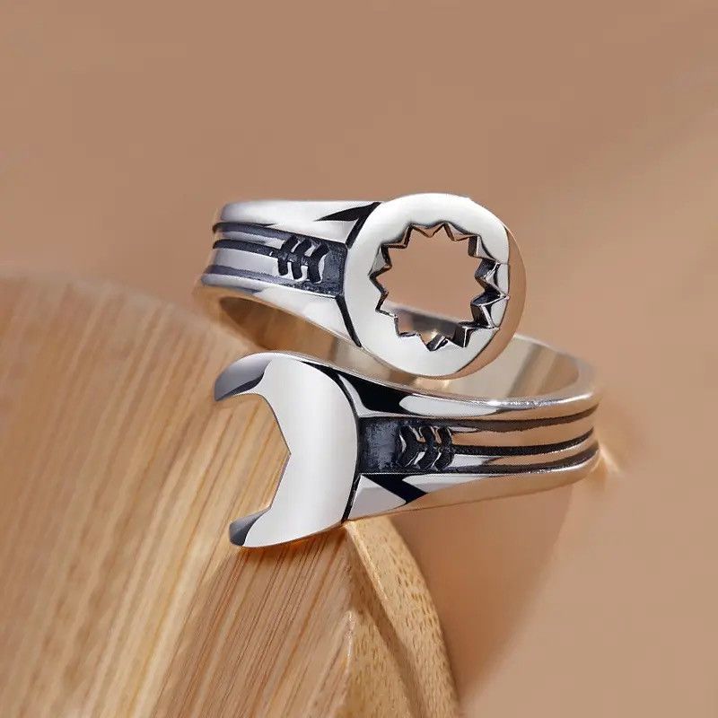 Jewelry × Vintage Wrench Unisex Ring Jewelry Size ONE SIZE - 2 Thumbnail