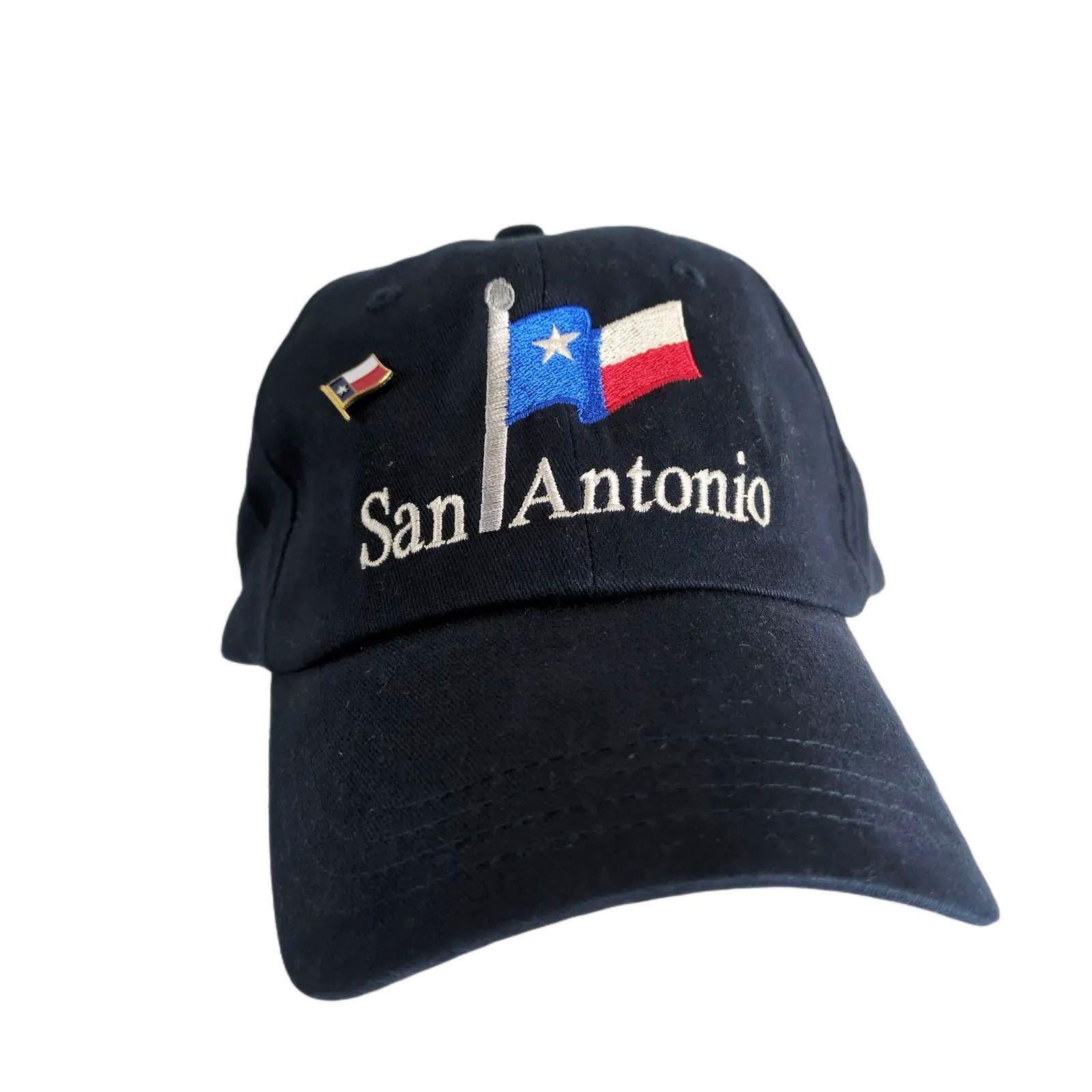 Other San Antonio Texas Navy Baseball Hat & Flag Pin Souvenir Size ONE SIZE - 1 Thumbnail