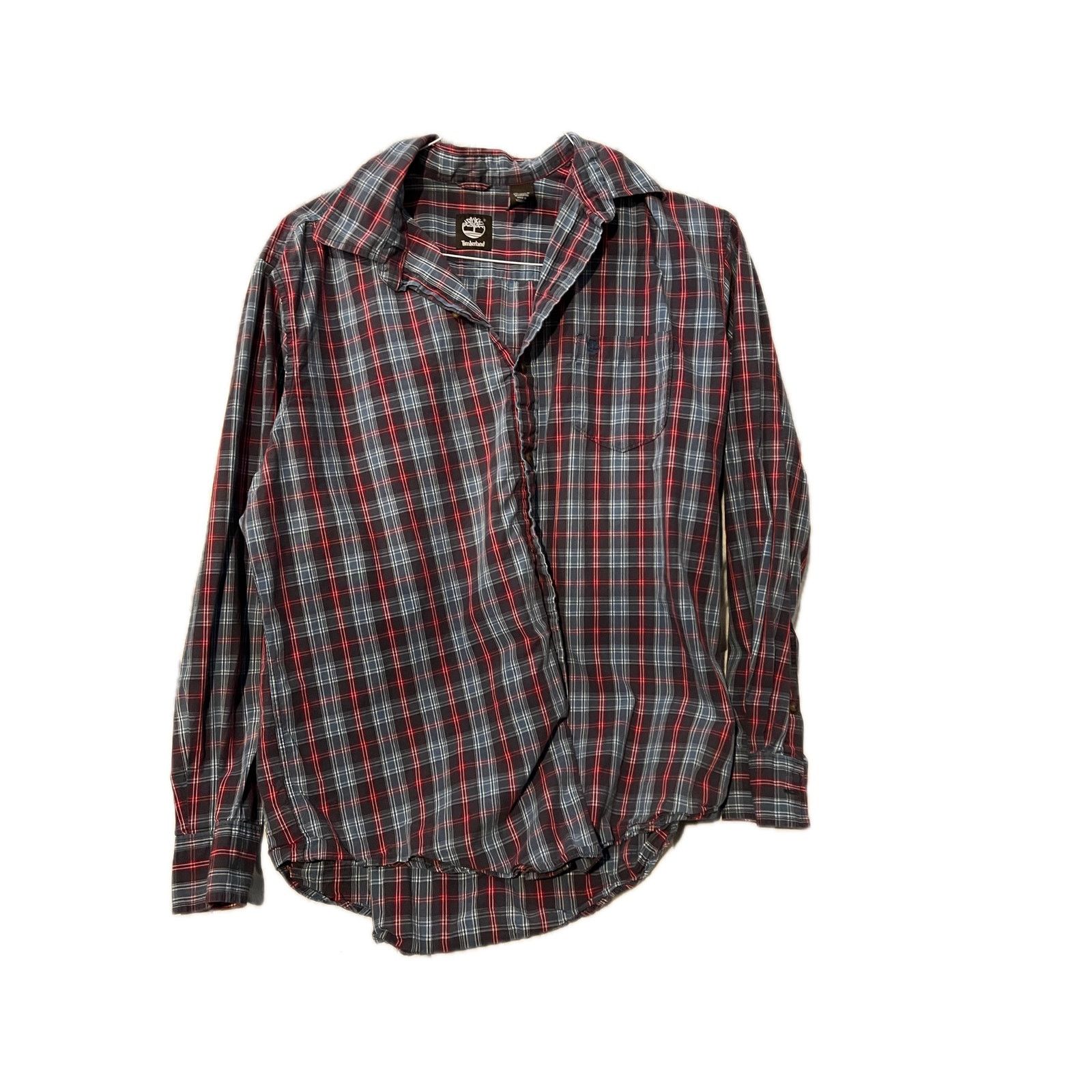 Timberland TImberland Checked Long Sleeve Button Down Shirt Womans Lar Size L / US 10 / IT 46 - 1 Thumbnail