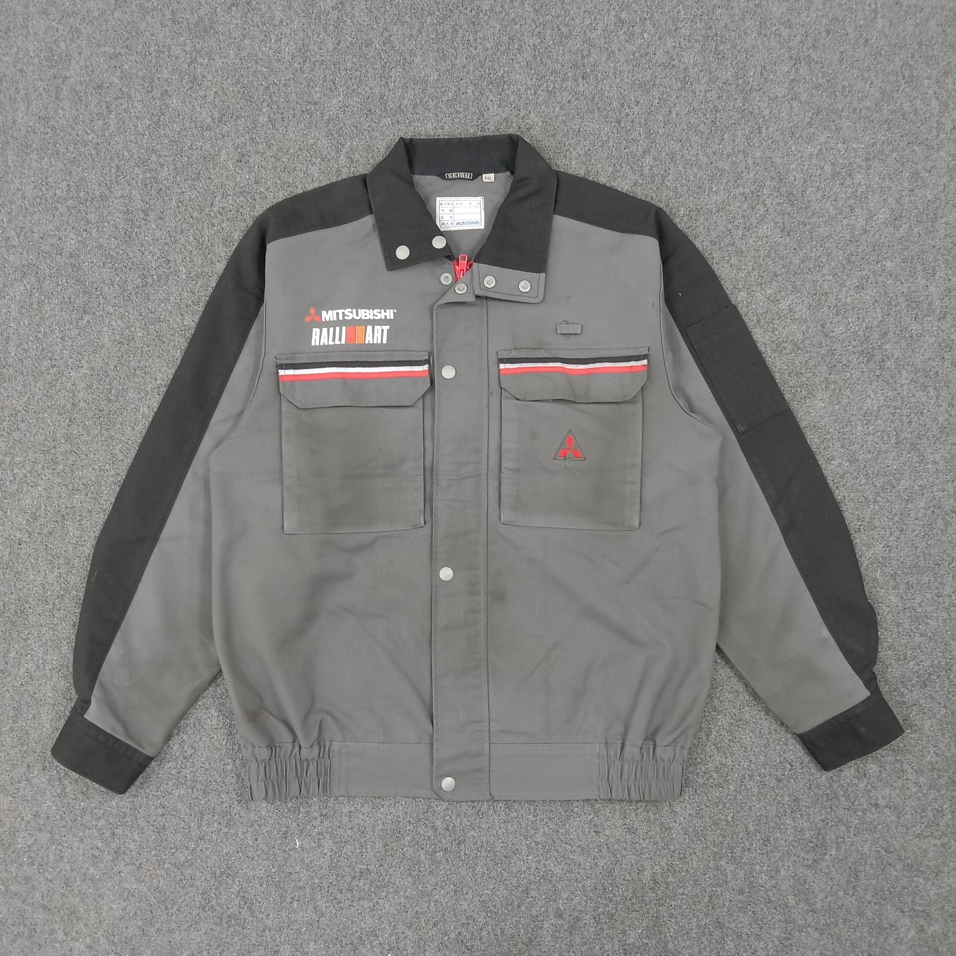 Japanese Brand × Vintage Mitsubishi Ralli Art Japanese Racing Custom Jacket Size US M / EU 48-50 / 2 - 3 Thumbnail