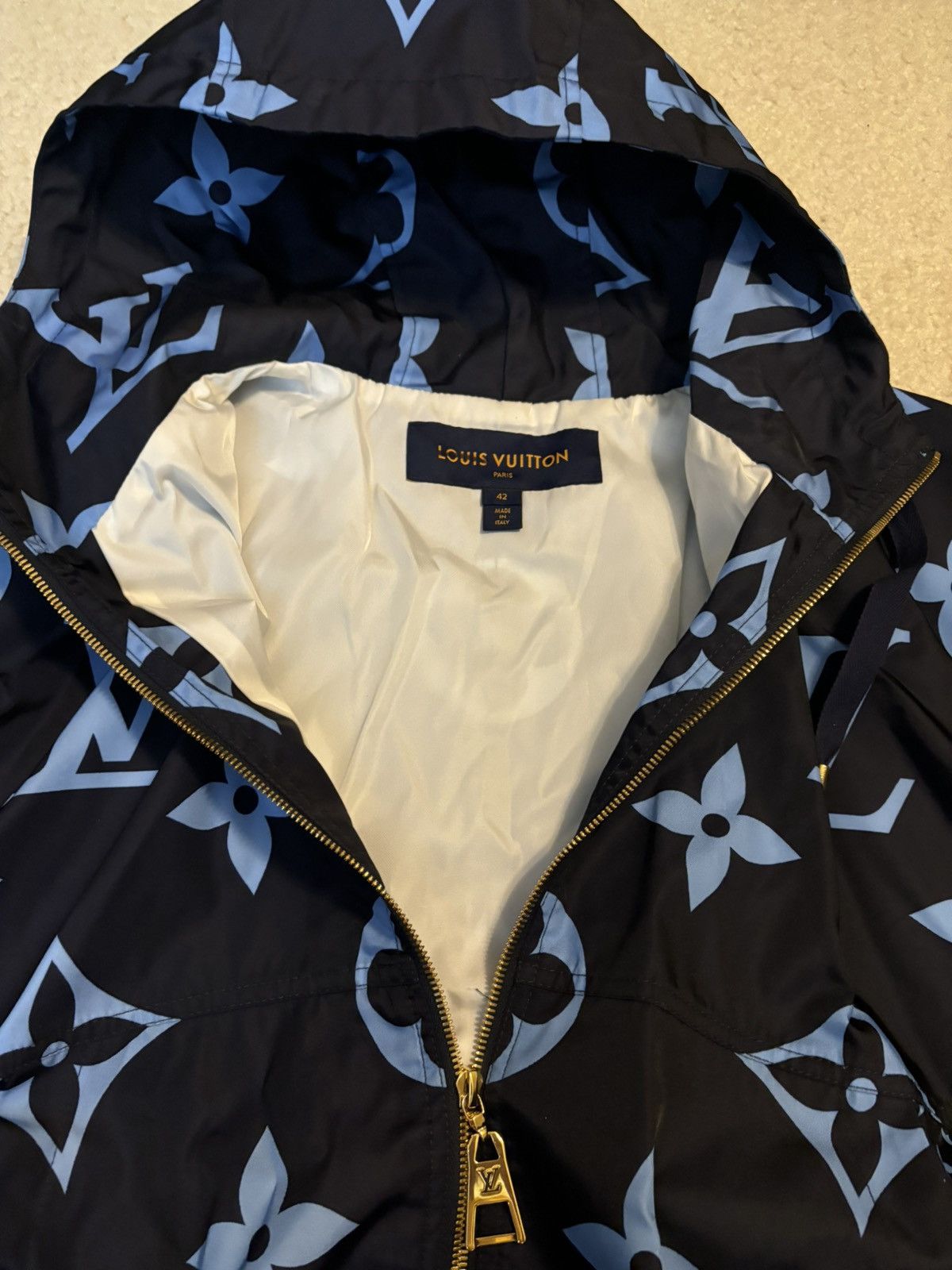 Louis Vuitton Louis Vuitton LV Monogram Midnight Hooded Jacket Size US XS / EU 42 / 0 - 6 Thumbnail