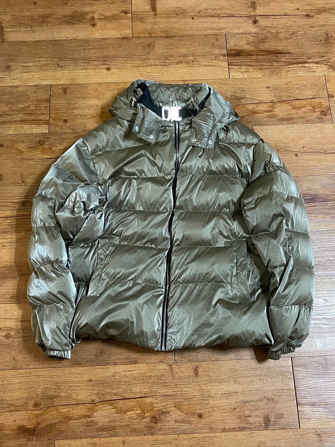 1017 ALYX 9SM Alyx Nightrider Down Jacket Silver Green Size US XXL / EU 58 / 5 - 1 Thumbnail