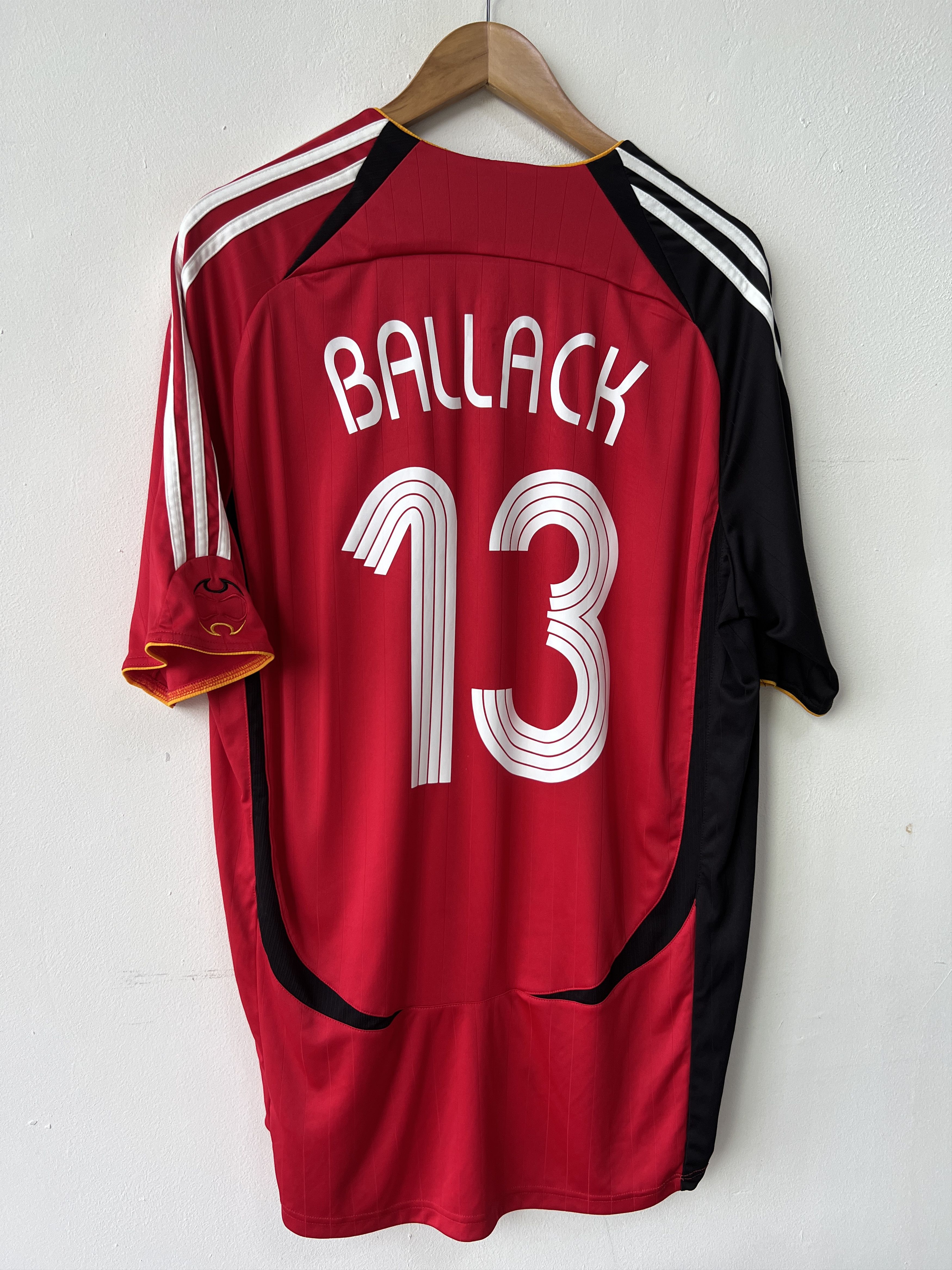 Adidas (XL) Germany 2005-07 Away Kit Ballack #13 Size US XL / EU 56 / 4 - 6 Thumbnail