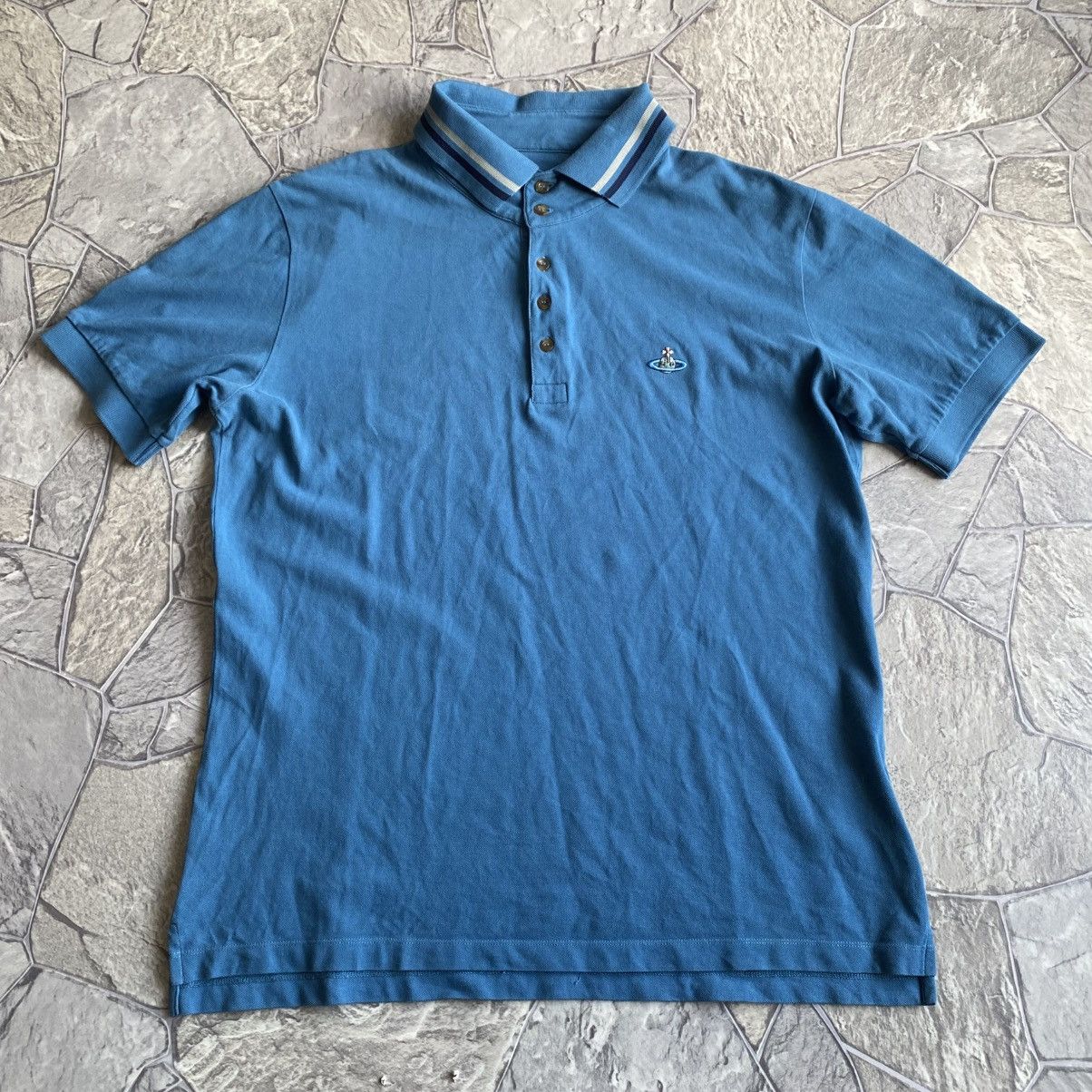 Vivienne Westwood Vivienne Westwood Polo T-Shirt Orb Logo Luxury Size US XL / EU 56 / 4 - 1 Thumbnail