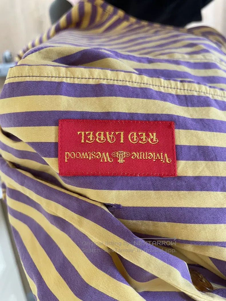 Vivienne Westwood Vivienne Westwood Vintage red label striped shirt Size M / US 6-8 / IT 42-44 - 6 Thumbnail