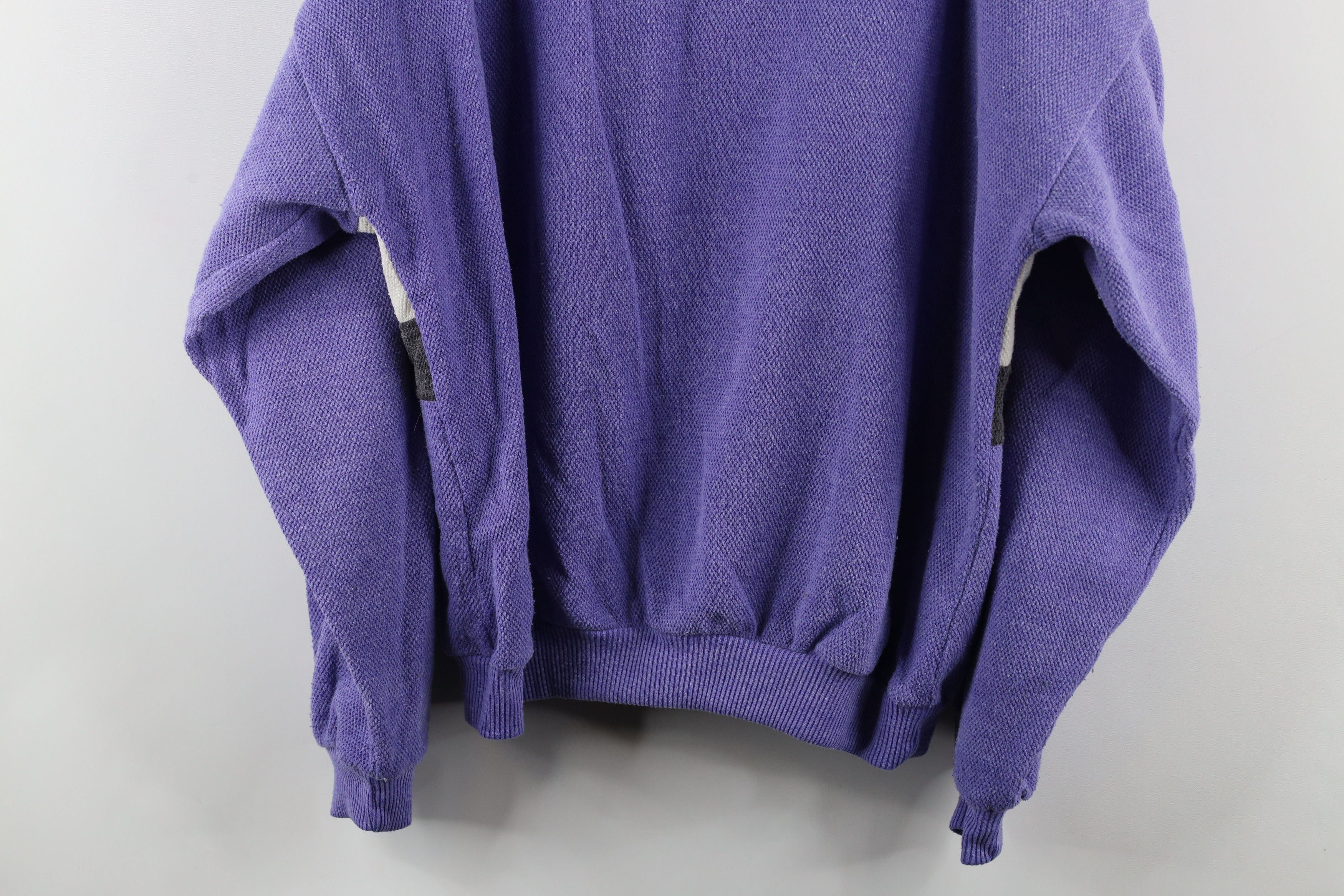 Vintage Vintage 90s Streetwear Knit Striped Pullover Polo Shirt Size US L / EU 52-54 / 3 - 10 Thumbnail