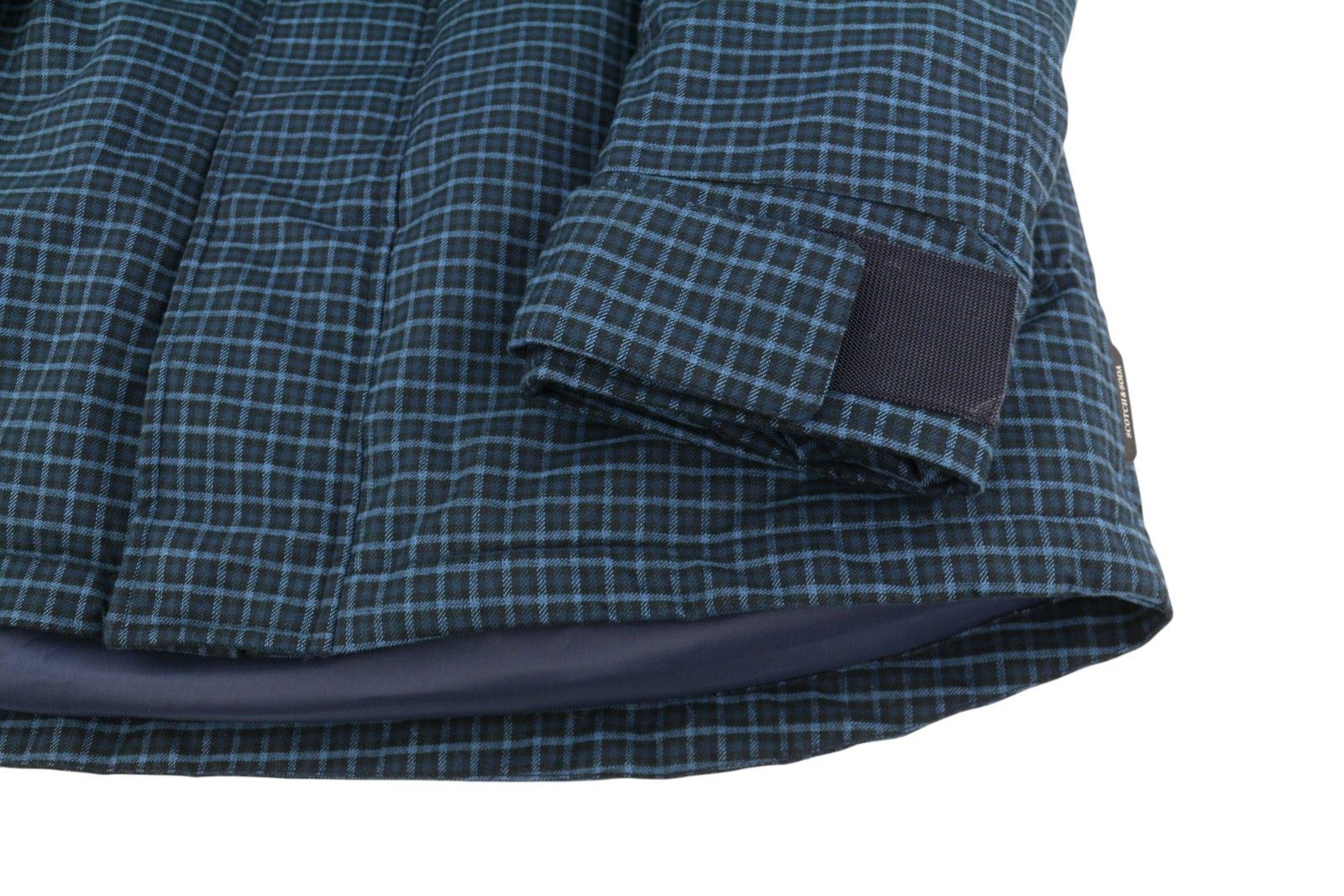 Scotch & Soda M Blue Check Padded Hooded Zip Jacket 88480 Size US M / EU 48-50 / 2 - 7 Thumbnail