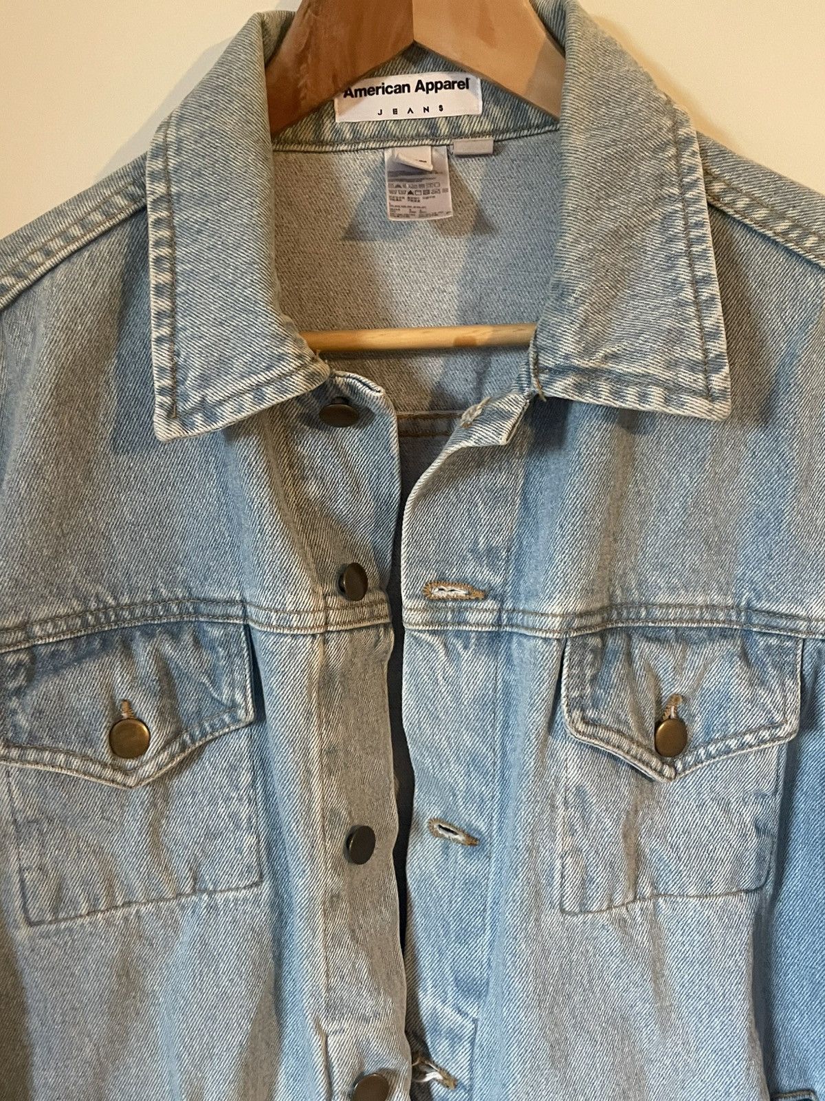 American Apparel Cheap Monday Denim Jacket Size L Size US L / EU 52-54 / 3 - 2 Thumbnail