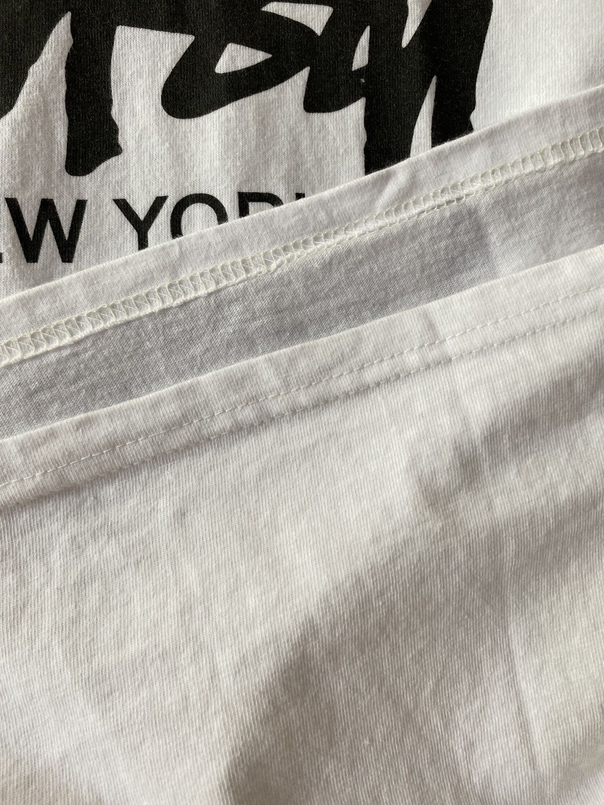 Stussy STUSSY White Short-Sleeve Logo T-Shirt Size US L / EU 52-54 / 3 - 7 Thumbnail