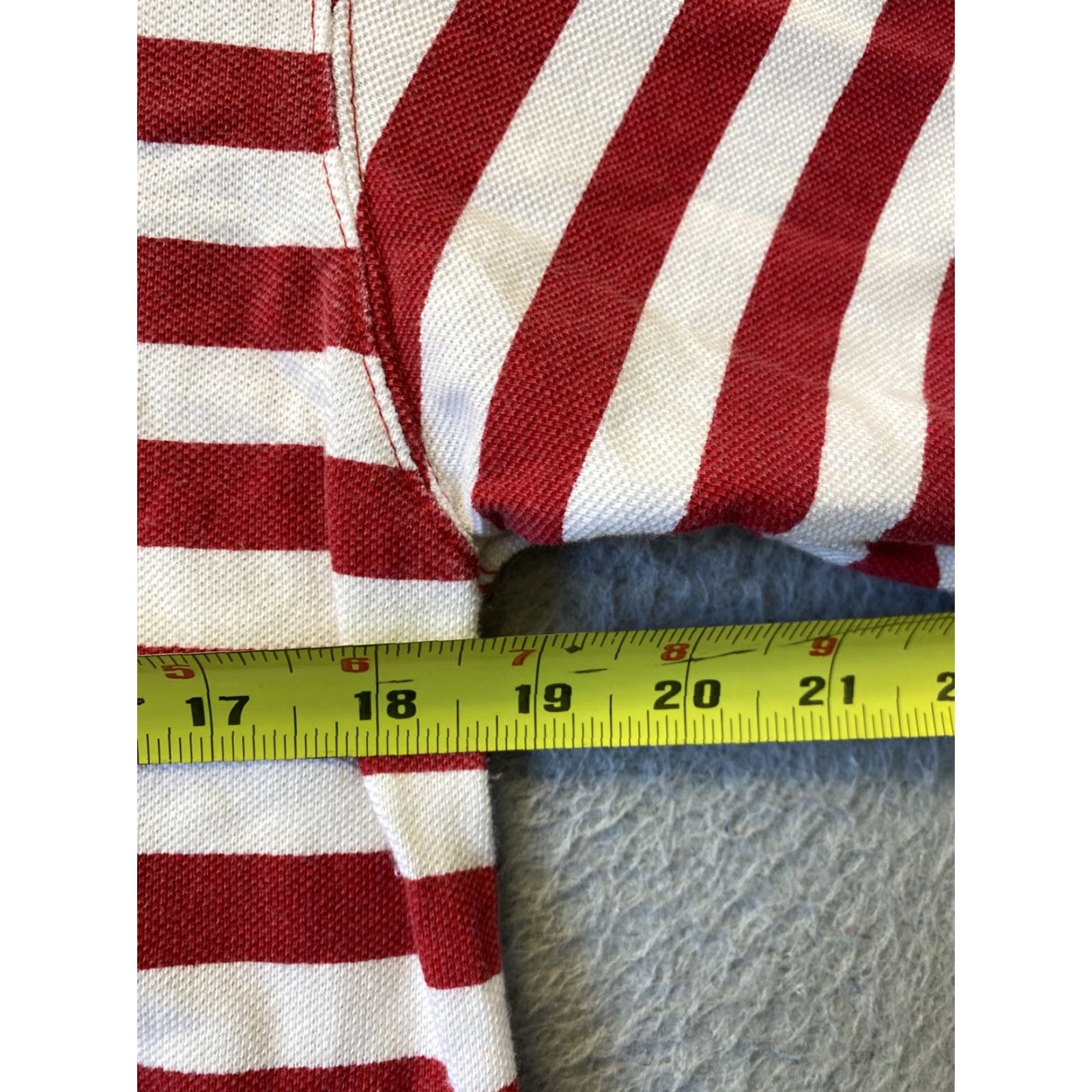 Vintage VINTAGE LL Bean Polo Shirt Mens Small S Short Sleeve Red Stripes Casual Golf Walking Size US S / EU 44-46 / 1 - 5 Thumbnail