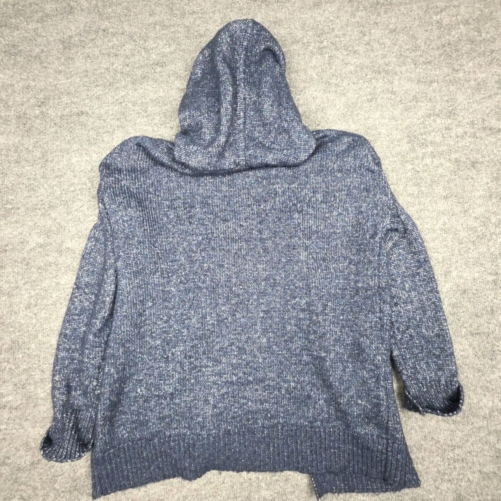 Banana Republic Banana Republic Women's Navy Hooded Open Front Cardigan Sweater NWT Sz M Size M / US 6-8 / IT 42-44 - 3 Thumbnail