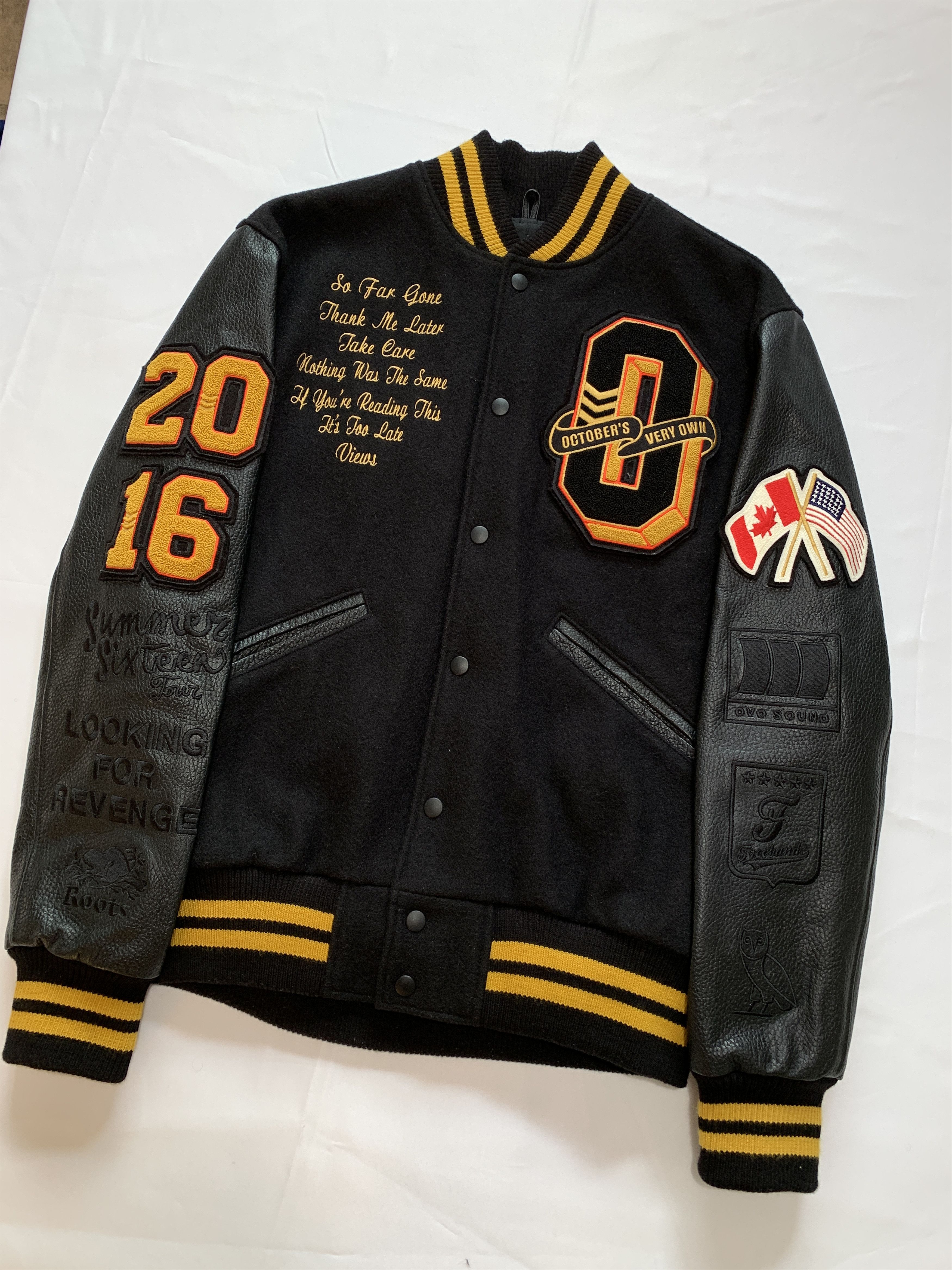 Drake 💥💎F&F💎💥🦉1/8 OVO Roots Revenge Summer Sixteen Varsity Size US M / EU 48-50 / 2 - 16 Thumbnail