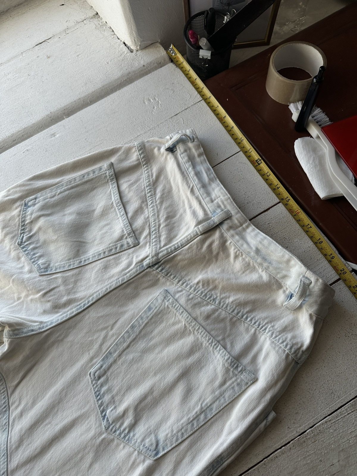 Isabel Marant 🚨 ISABEL MARANT WHITE WOMEN JEANS PANTS LUXURY Size 28" / US 6 / IT 42 - 13 Thumbnail