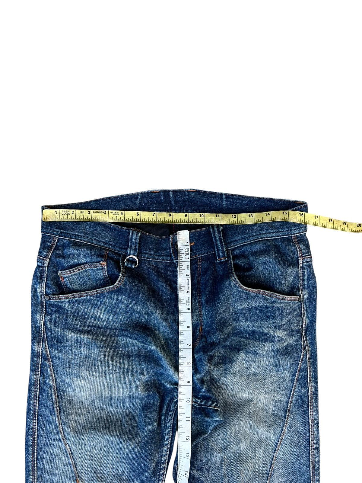 Nicole Club Distressed Mud Stretch Denim Nicole Hideaways Bootcut Jeans Size US 31 - 4 Thumbnail