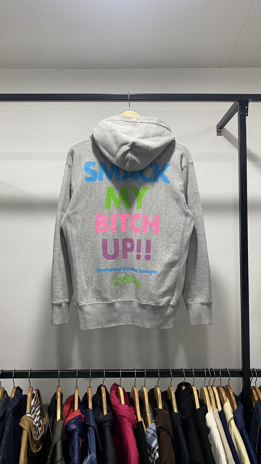 Japanese Brand Obsession Wording Backhit Reverse Weave Zipper Hoodie Size US M / EU 48-50 / 2 - 1 Thumbnail