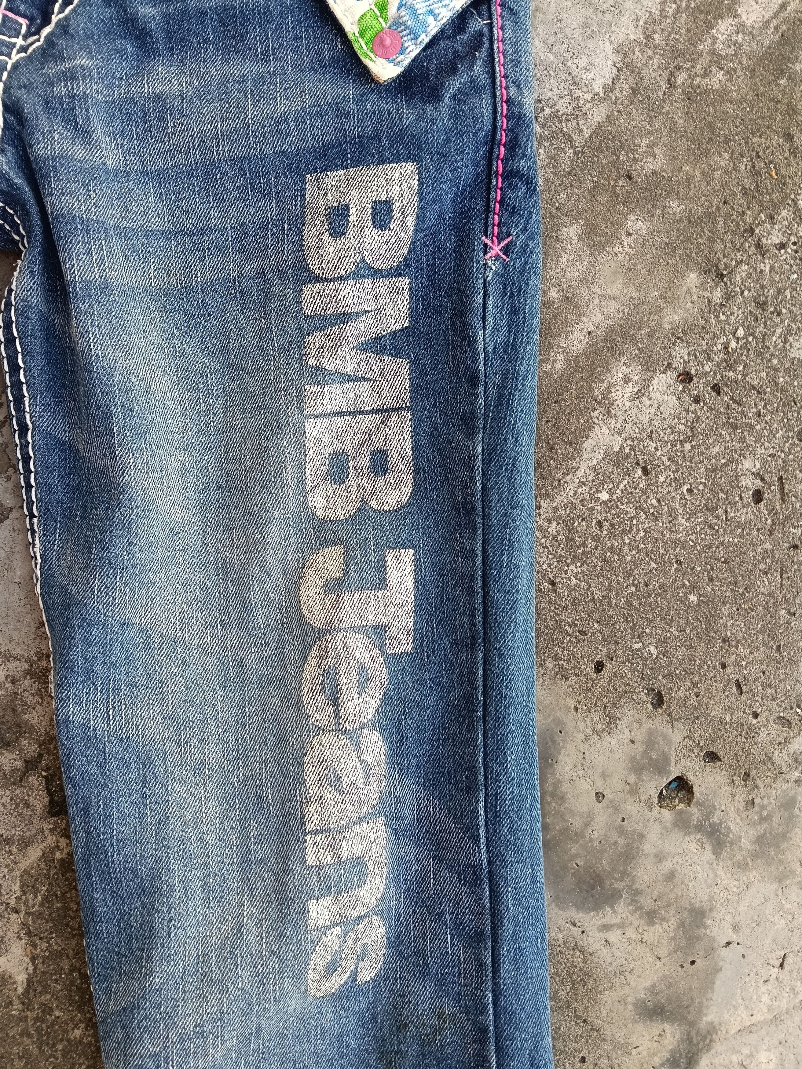 Japanese Brand BMB Double Waist Colourfull Denim Size US 30 / EU 46 - 4 Thumbnail