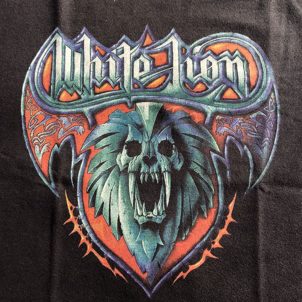 Band Tees × Vintage Vintage Band Shirt White Lion ScreenStars 80s-90s Size US M / EU 48-50 / 2 - 2 Thumbnail