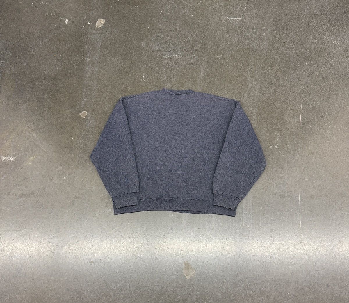 Russell Athletic × Vintage Vintage 90s Russell Athletic Faded Gray Blue Boxy Crewneck Size US XL / EU 56 / 4 - 2 Thumbnail