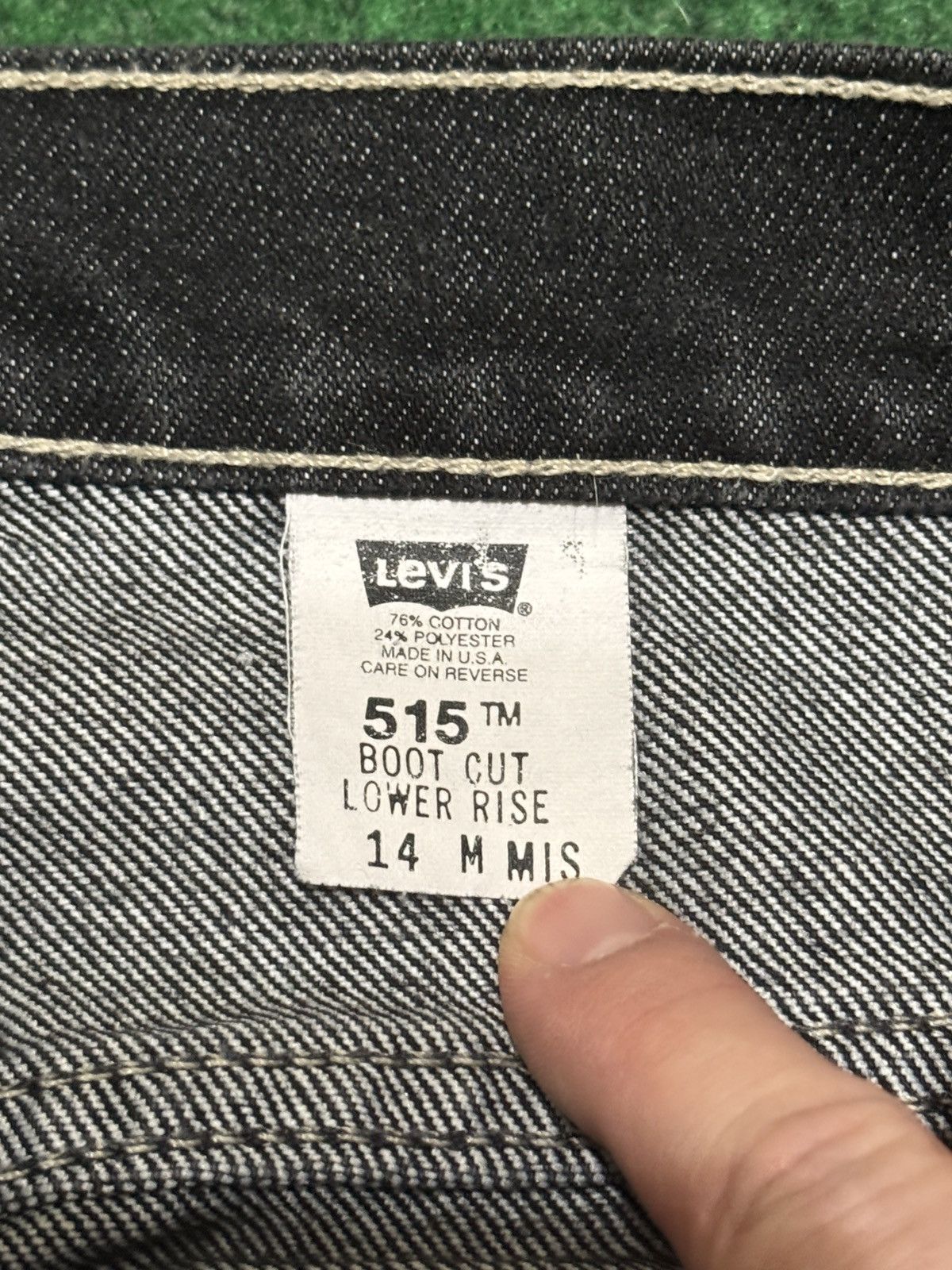 Levi's Vintage Clothing Vintage Levi’s 515 Y2K Bootcut Low Rise 14 36x30 Jeans Size 36" / US 14 / IT 50 - 4 Thumbnail