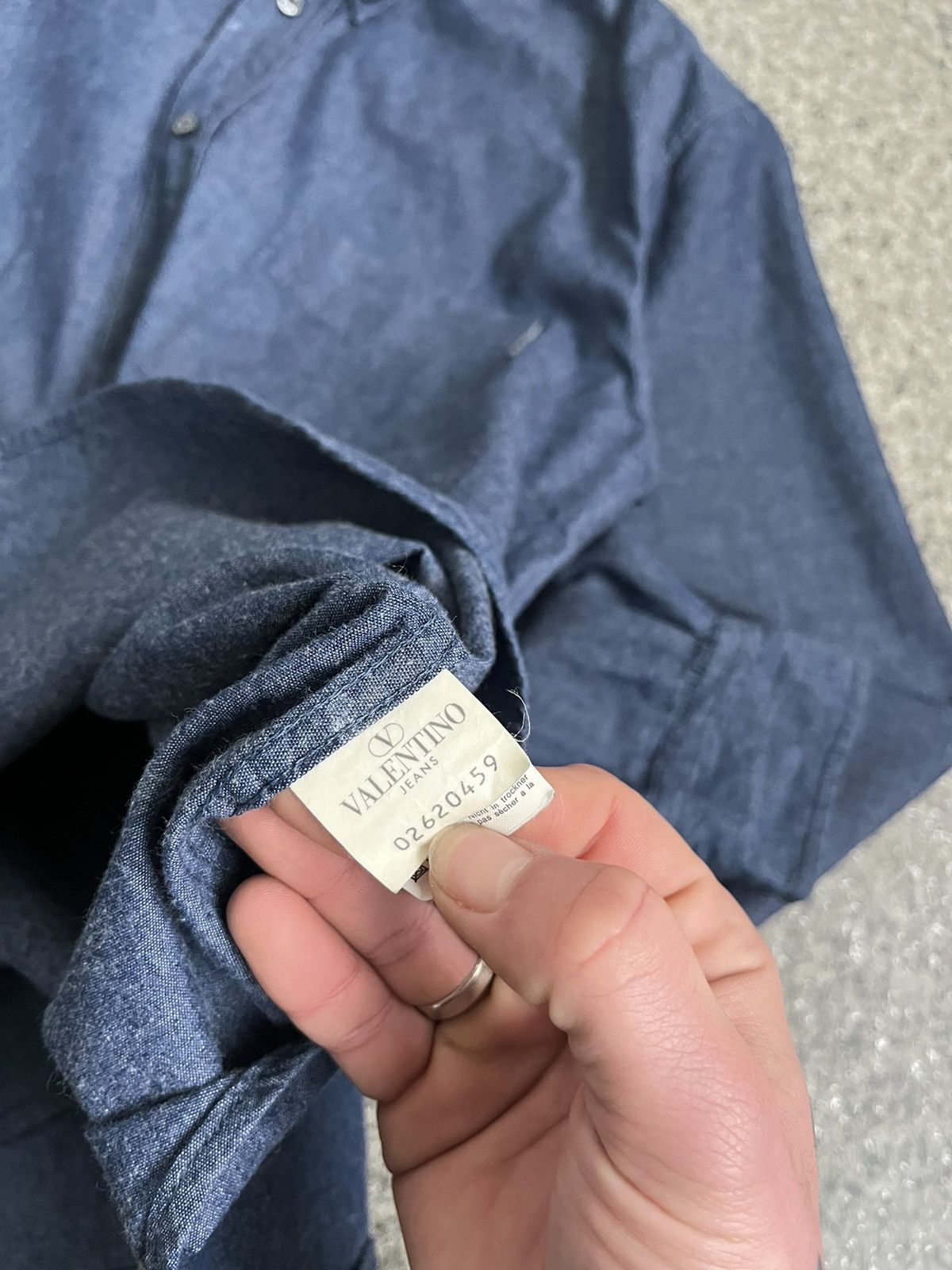 Valentino Valentino jeans denim shirt L Size US L / EU 52-54 / 3 - 5 Thumbnail