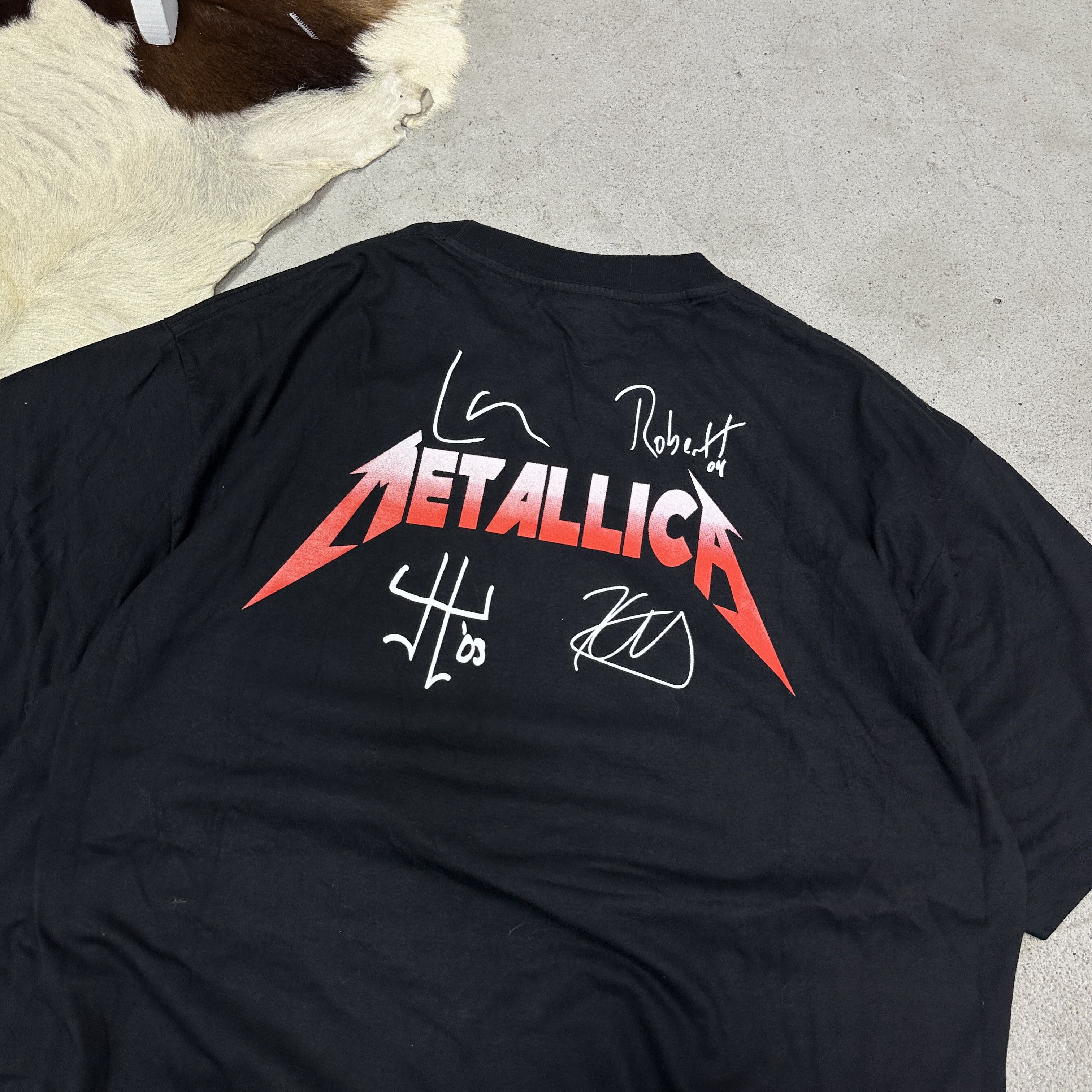 Metallica Vintage Heavy Metal Bandtee Metallica T-shirt Y2K Size US XL / EU 56 / 4 - 4 Thumbnail