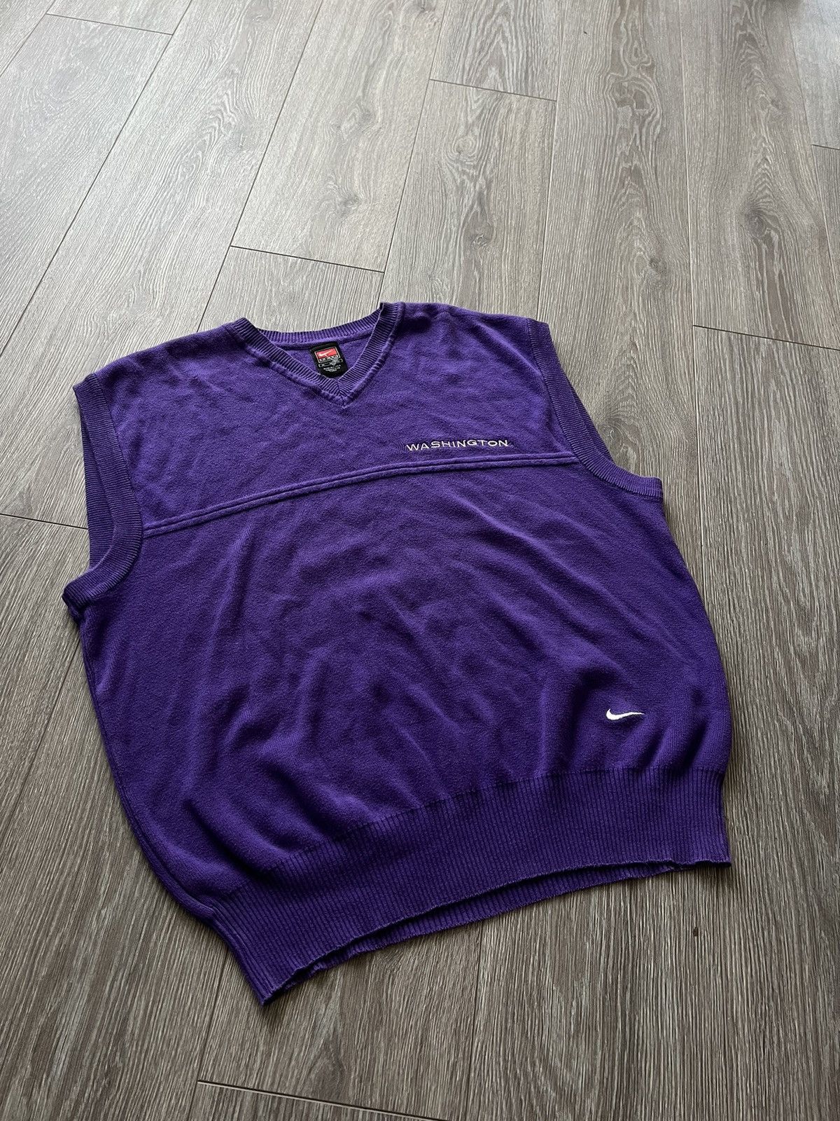 Nike × Vintage 1990s Vintage Nike Washington Vest RARE USA Size US M / EU 48-50 / 2 - 4 Thumbnail
