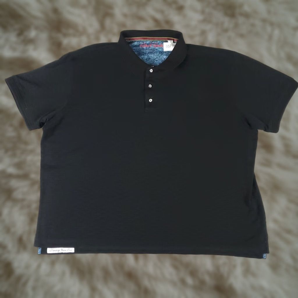 Robert Graham VINTAGE Robert Graham Polo Shirt Mens 3XL Black Skull Crown Short Sleeve Polo Mens 3XL Black Skull Crown (No N/A) Size US XXL / EU 58 / 5 - 1 Thumbnail