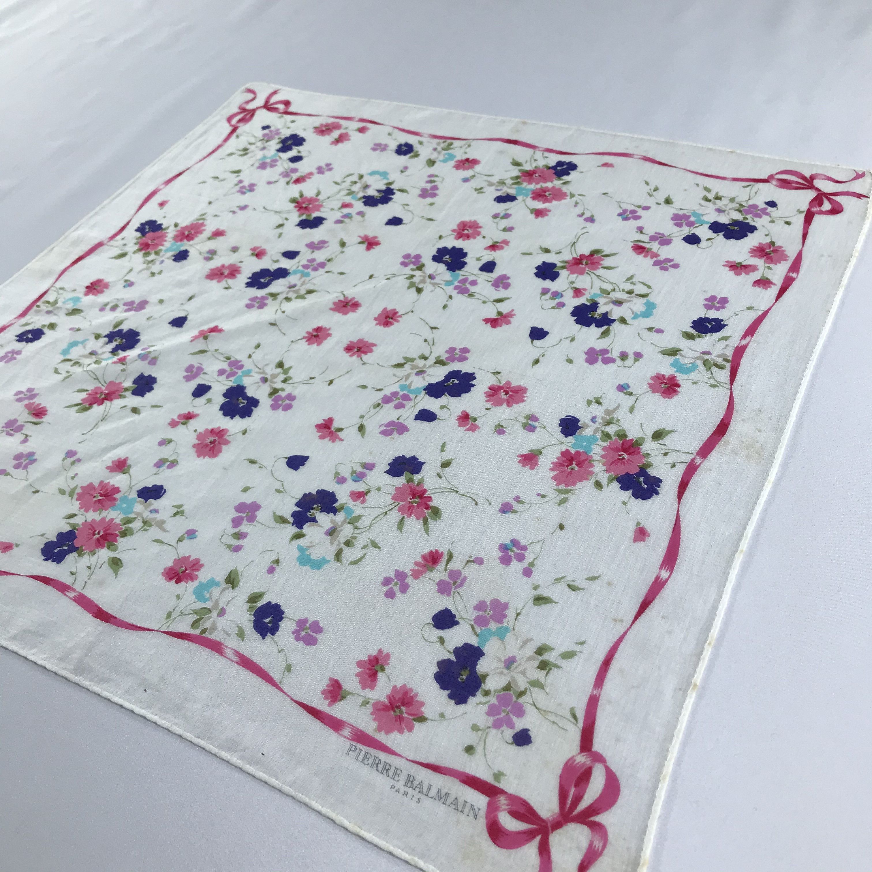 Pierre Balmain Pierre Balmain Handkerchief Neckerchief Bandana H1062 Size ONE SIZE - 4 Thumbnail