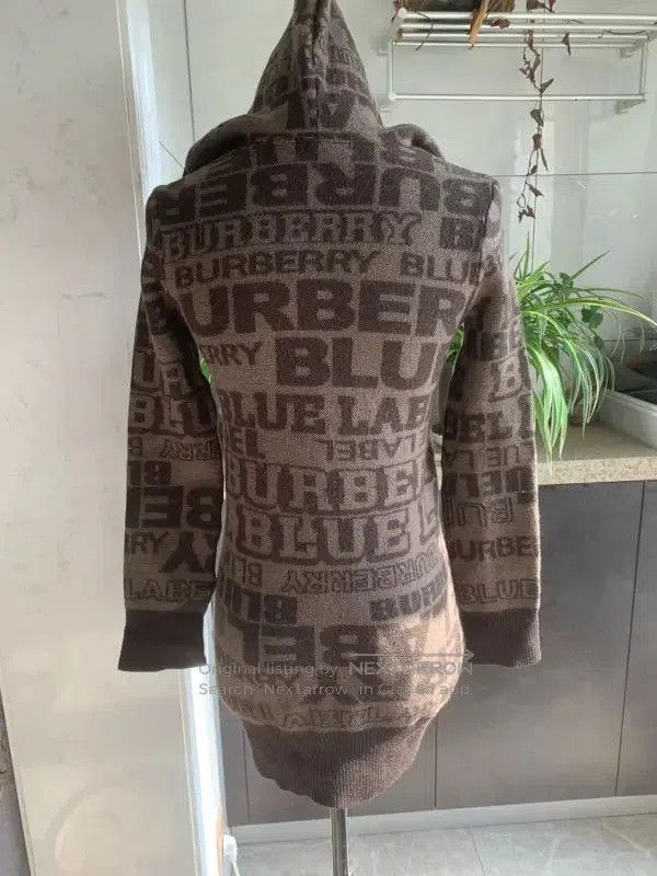 Burberry Burberry Brown Wool Hooded Sweatshirt for Women. Size M / US 6-8 / IT 42-44 - 5 Thumbnail