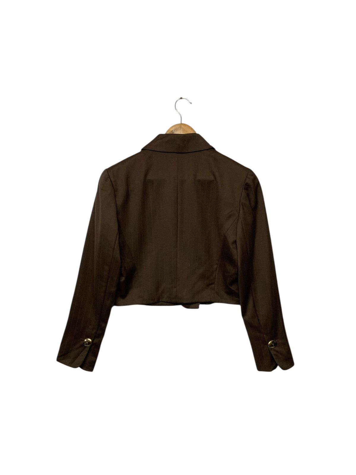 Christian Dior Monsieur Rare Miss Cristian Dior Crop Top Two Button Up Blazer Jacket Size M / US 6-8 / IT 42-44 - 3 Thumbnail
