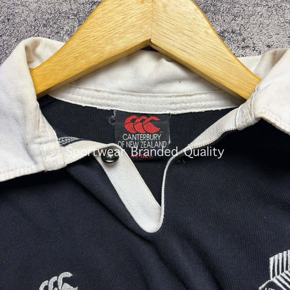 Canterbury of New Zealand Rare Vintage Shirt Ruby All Blacks 90s Long Sleeve Size US XL / EU 56 / 4 - 6 Thumbnail